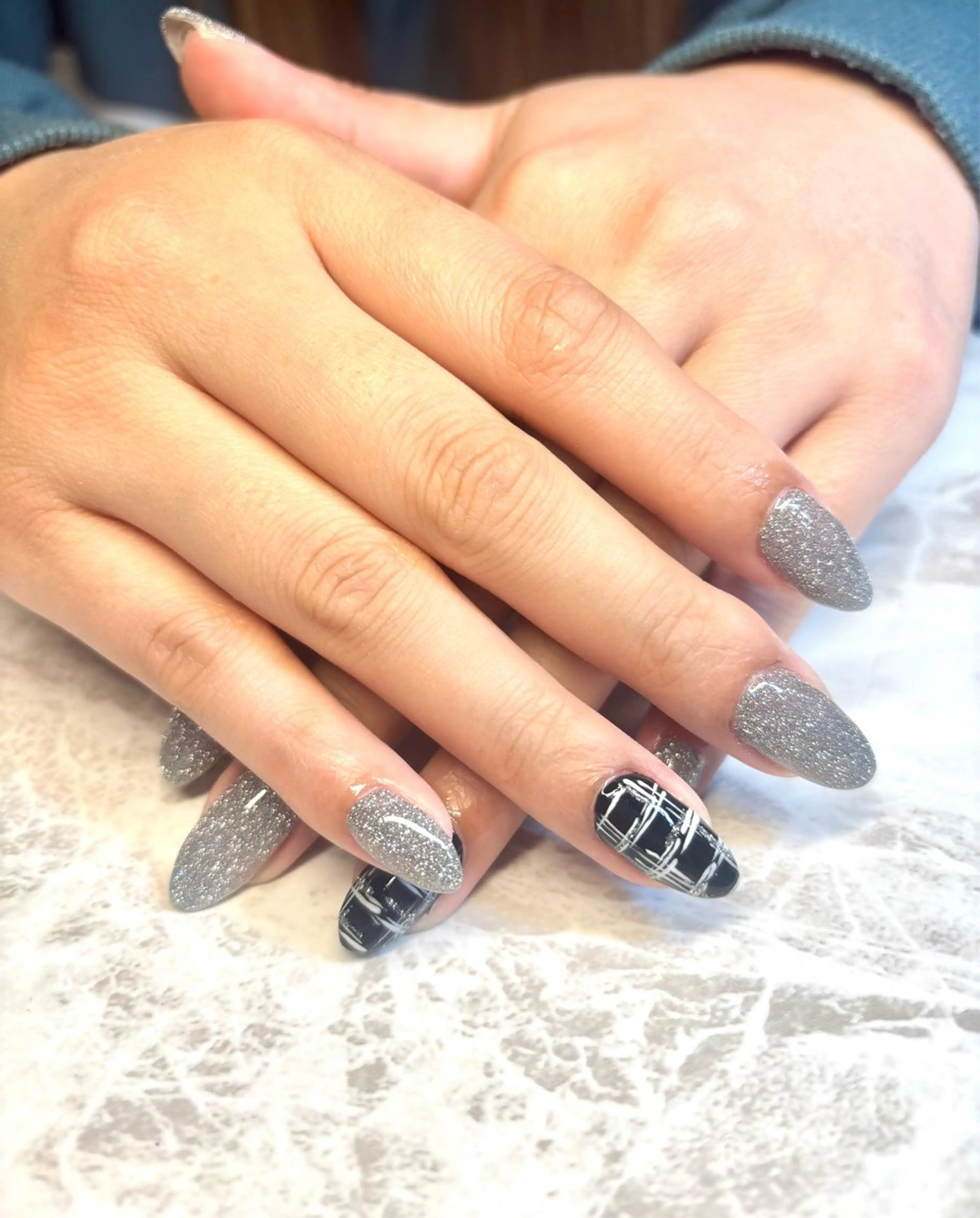 ネイル ツイードネイル ハンドネイル salon yのネイルデザイン