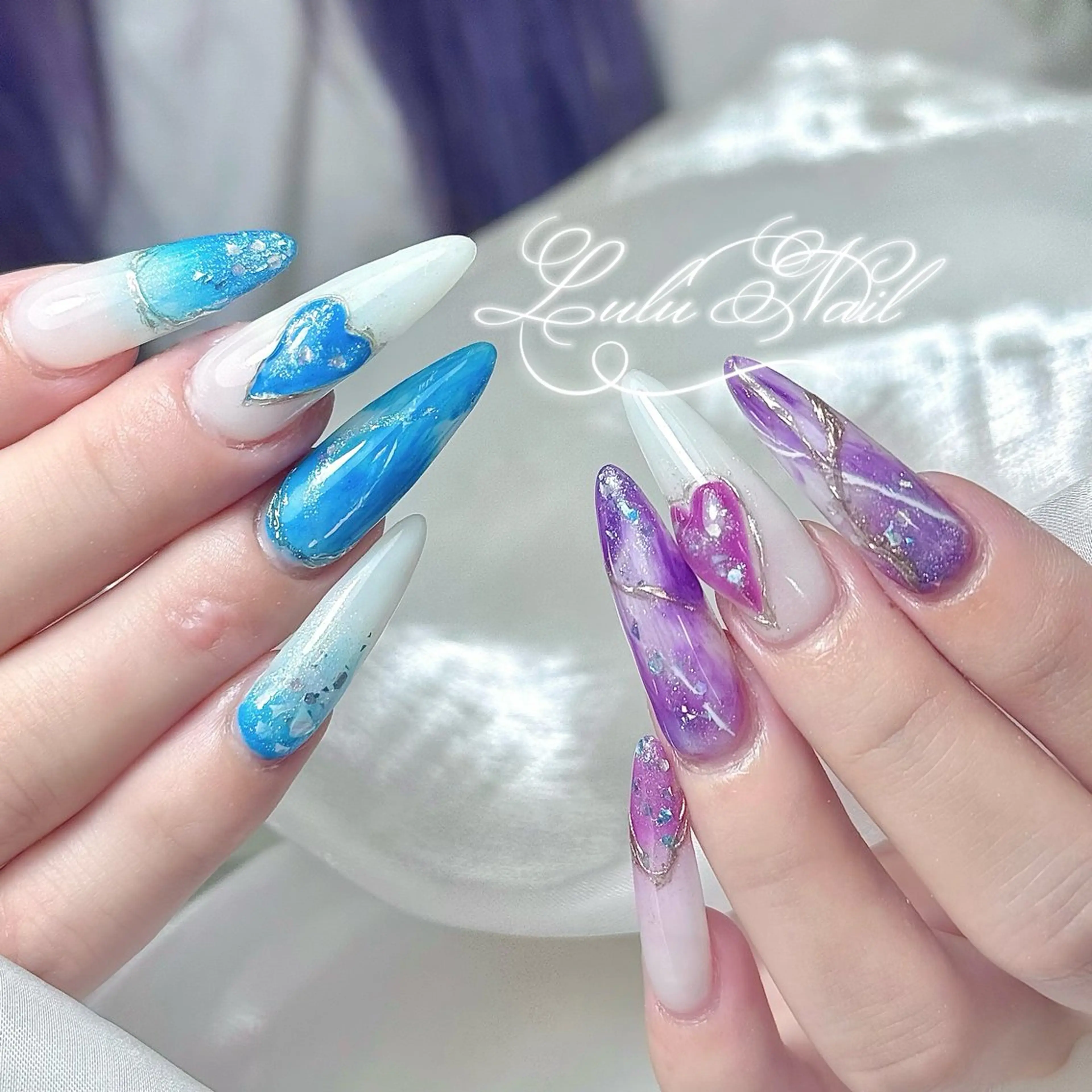 ネイル ハンドネイル Lulu Nail 🫧ユユのネイルデザイン