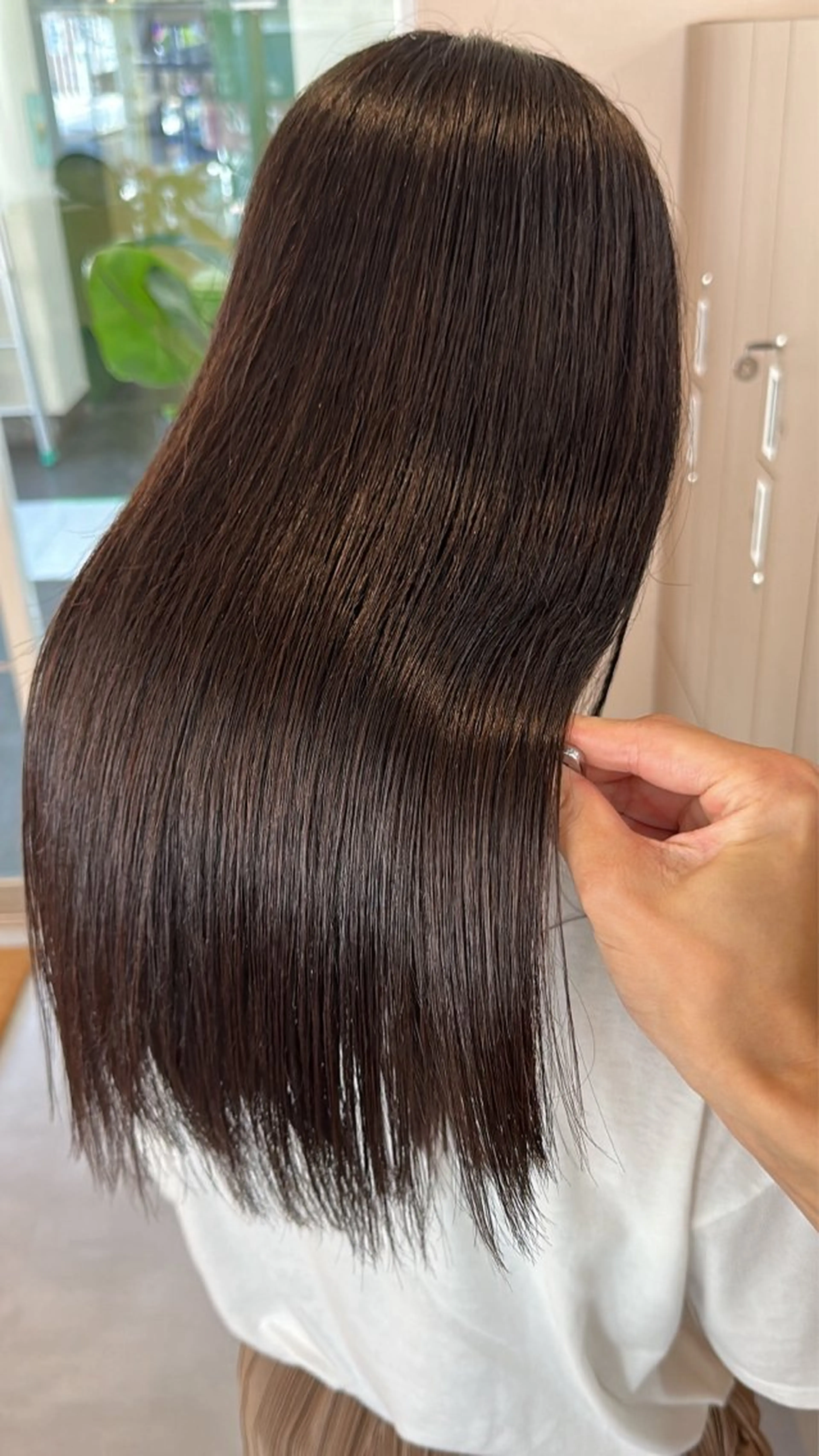 セミロング 西口 源一のヘアスタイル