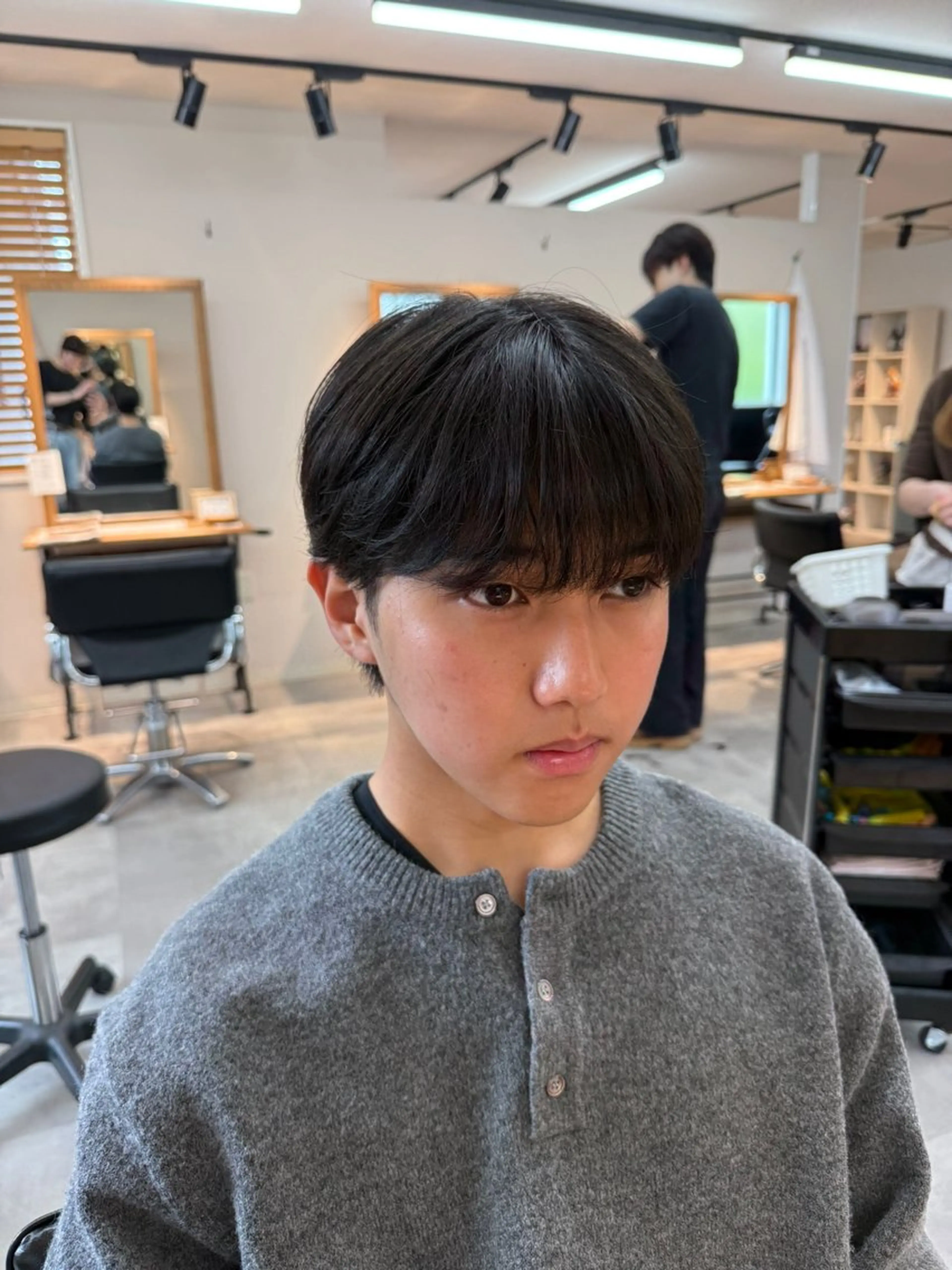 パーマ メンズ カット 韓国ヘア特化/ メンズパーマ/下田のヘアスタイル