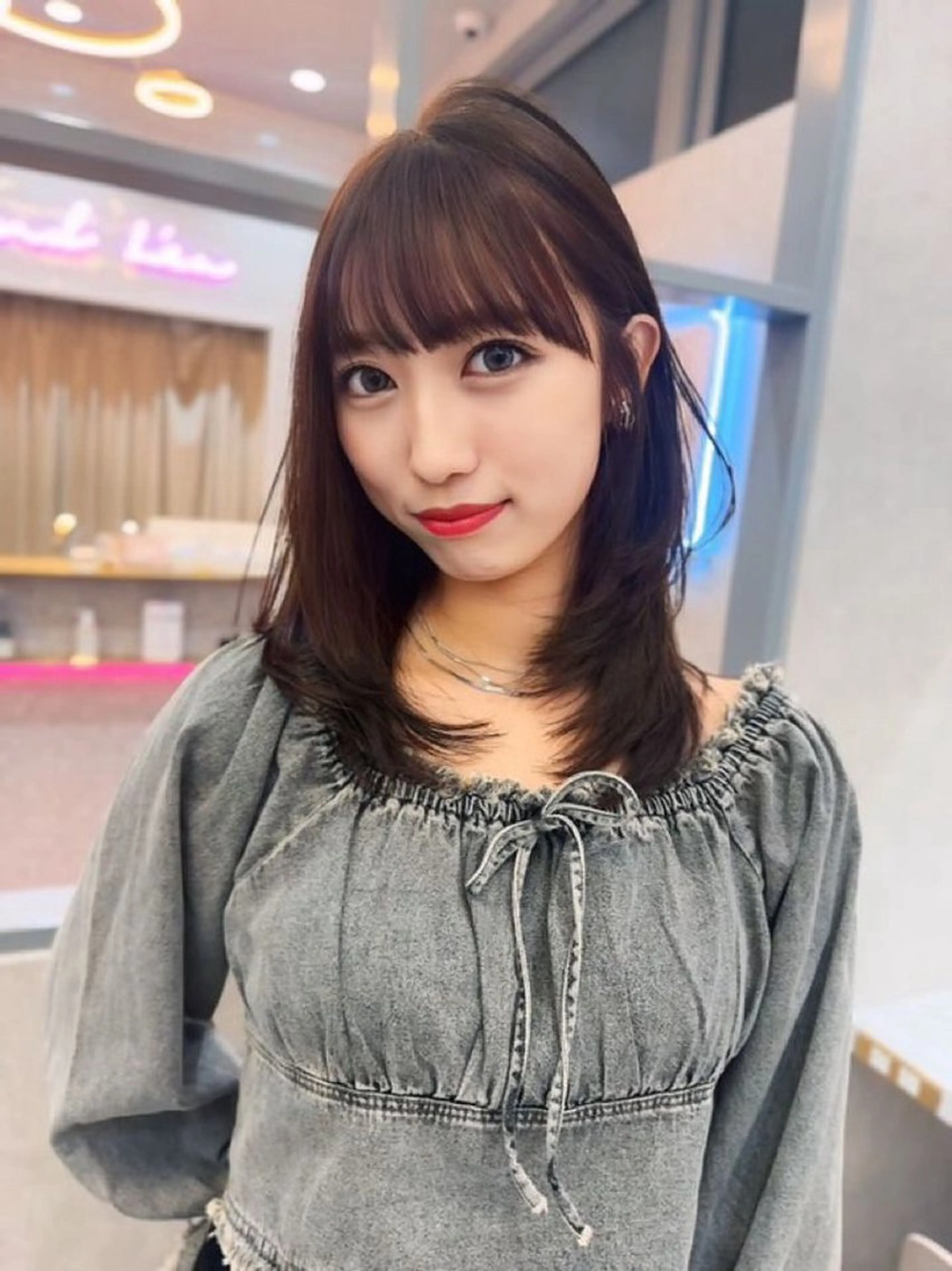 ミディアム カラー ヘアアレンジ yuuto🌈 透明感カラーのヘアスタイル