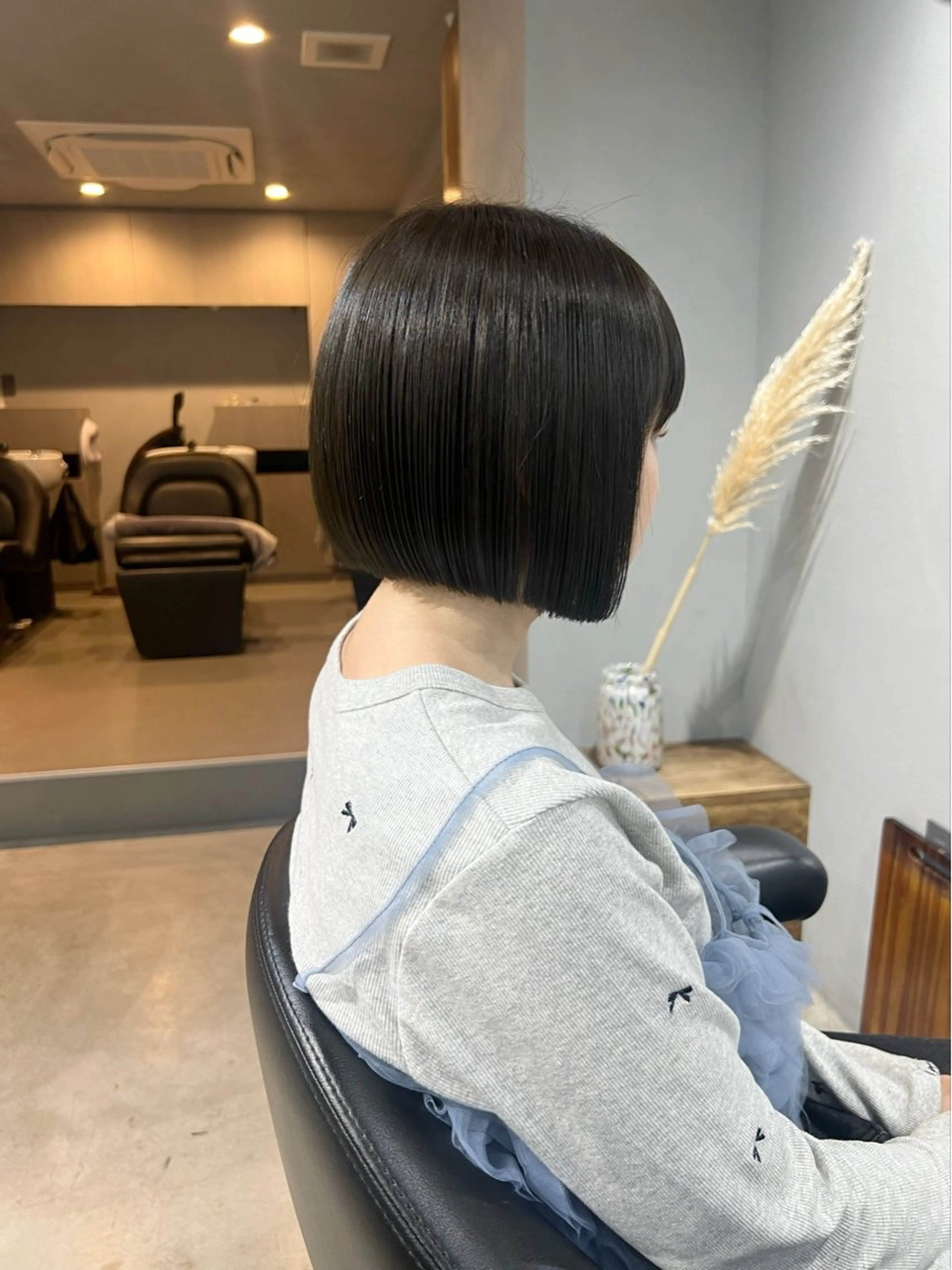 ショート カラー 透明感カラー ボブ ヘアカラー トリートメント akane/ボブ /ブラウンベージュのヘアスタイル