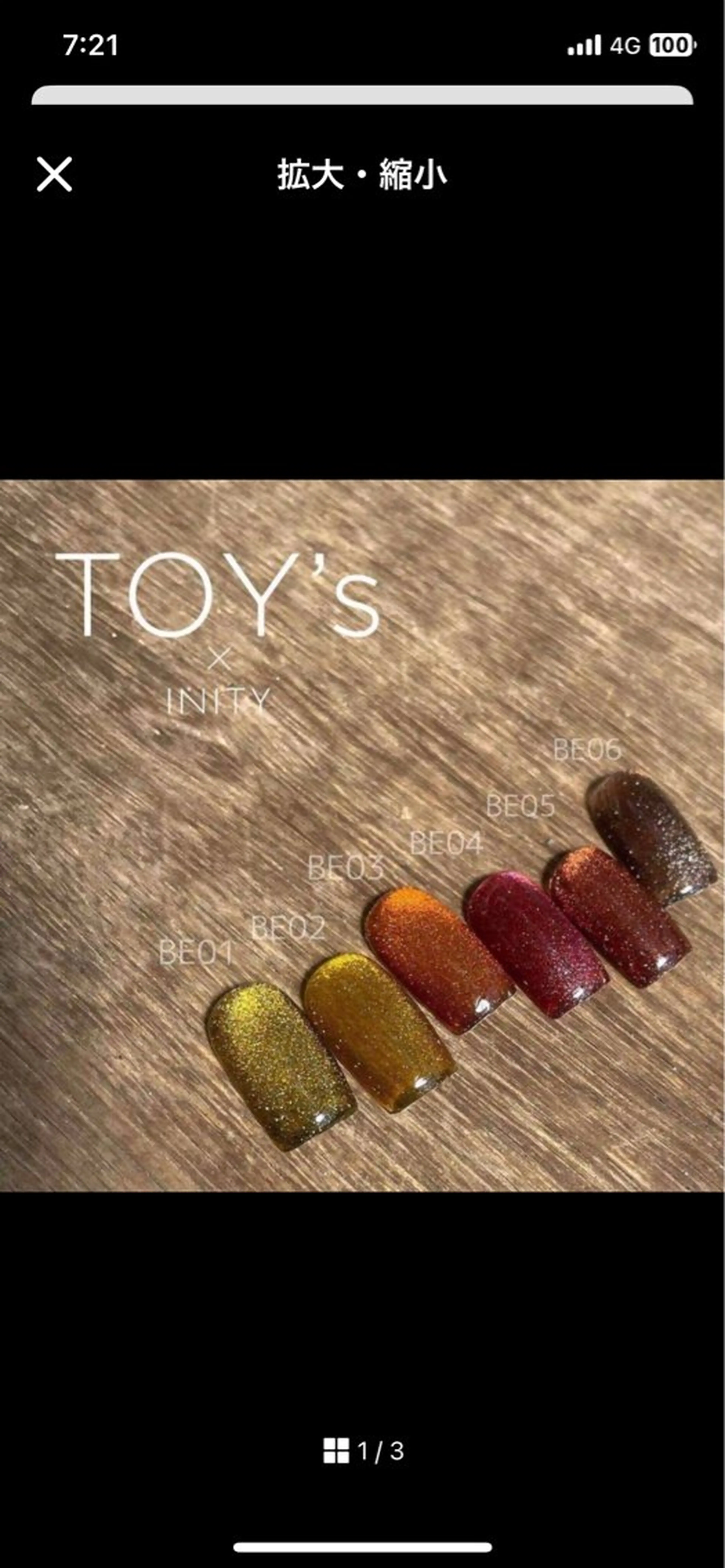 ネイル ジェルネイル マグネットネイル ✨アン ミユ✨のネイルデザイン