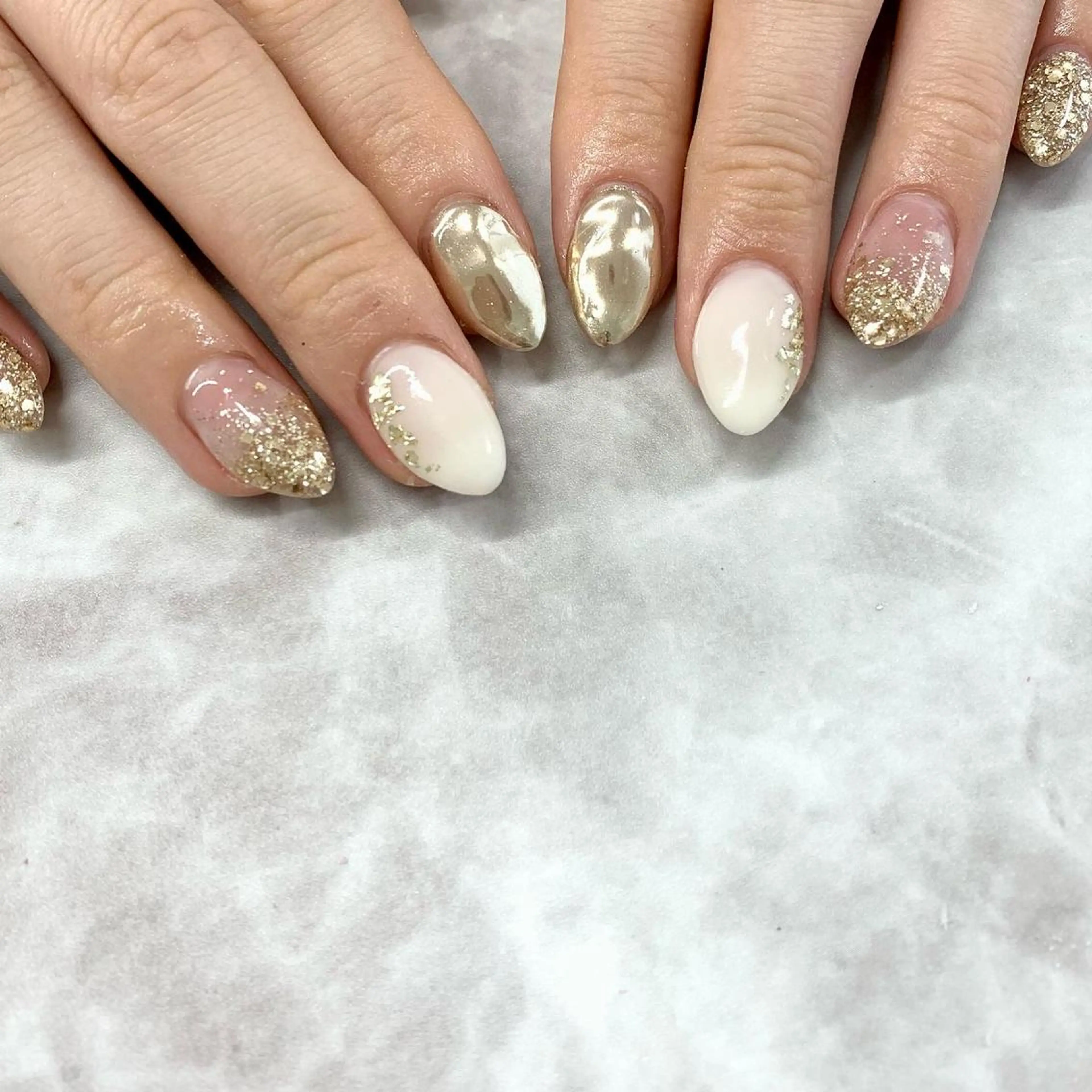 ネイル アイブロウ アートネイル pu muのネイルデザイン