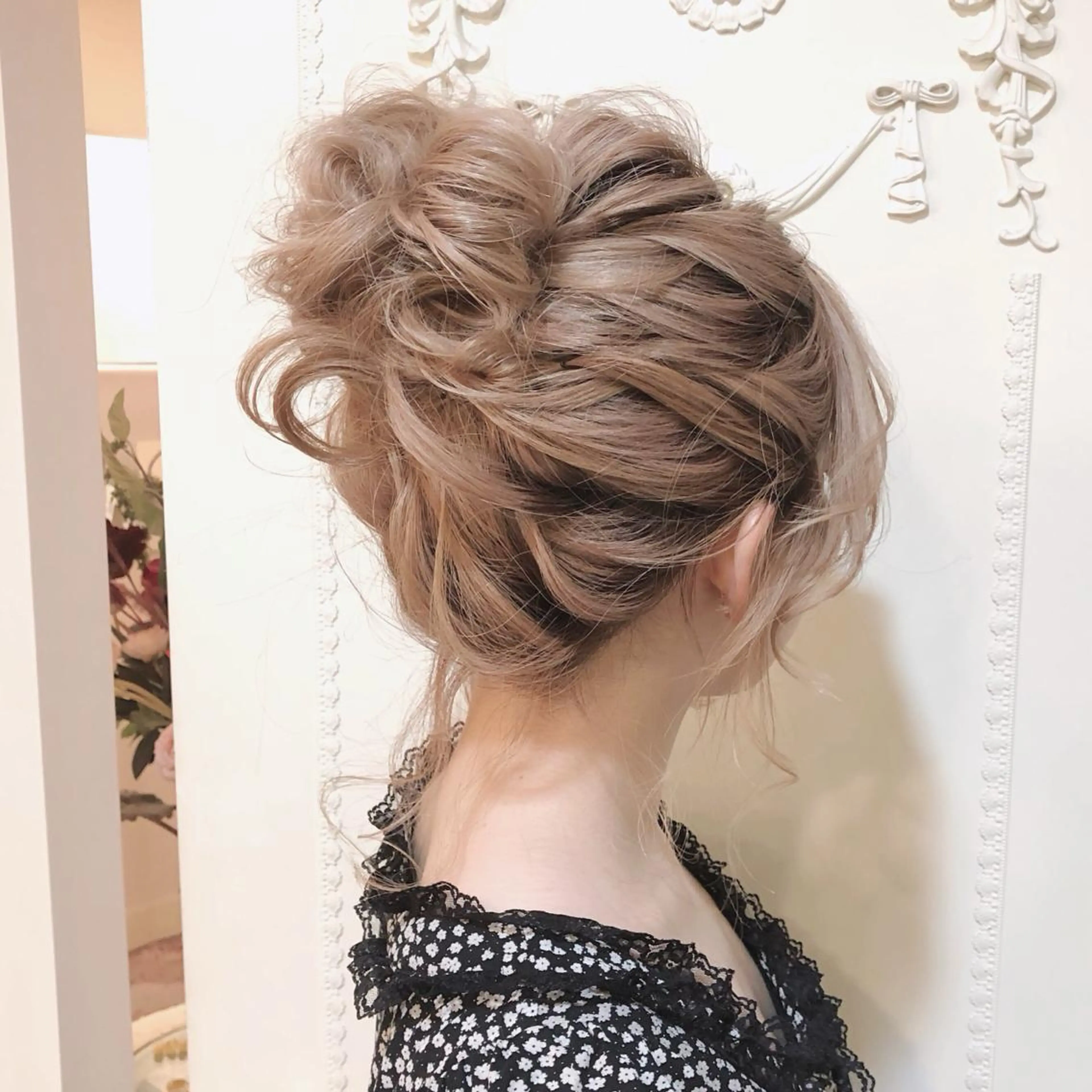 ミディアム カラー ヘアアレンジ ✨韓国風ヘア/艶髪 カラー✨yumeのヘアスタイル