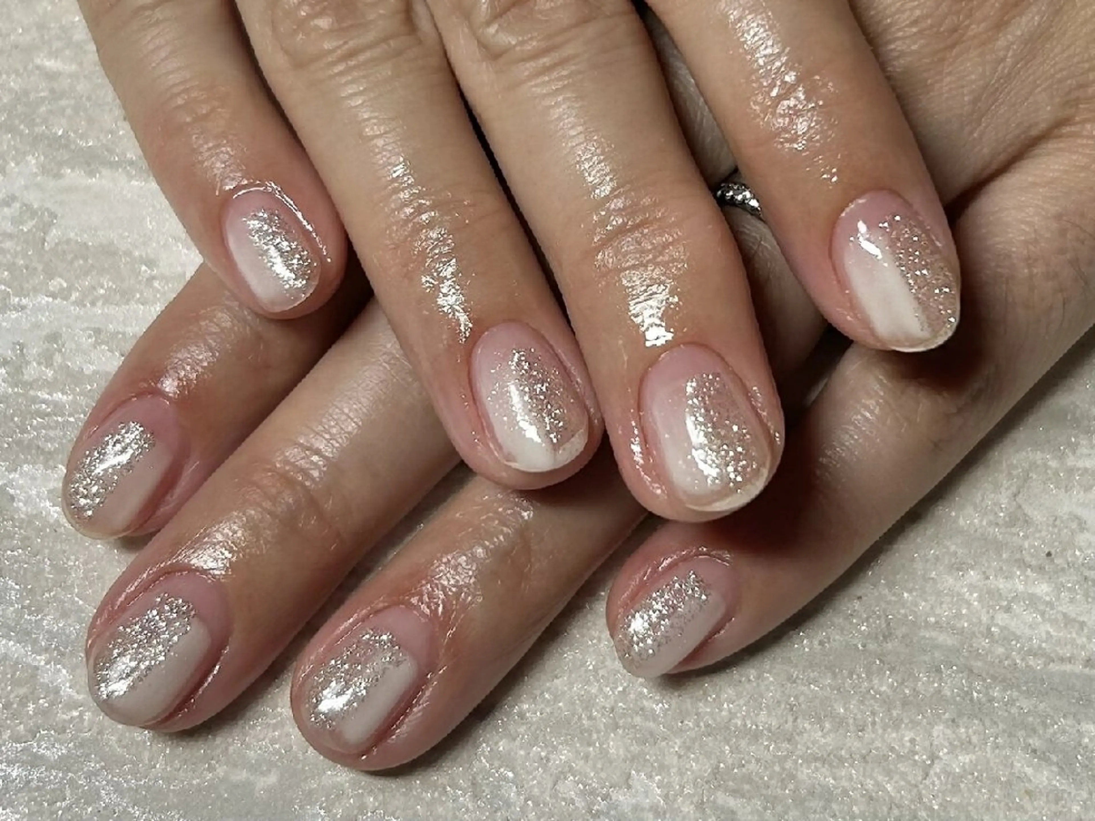 ネイル 韓国ネイル ニュアンスネイル ワンカラーネイル ハンドネイル JULIE NAILのネイルデザイン
