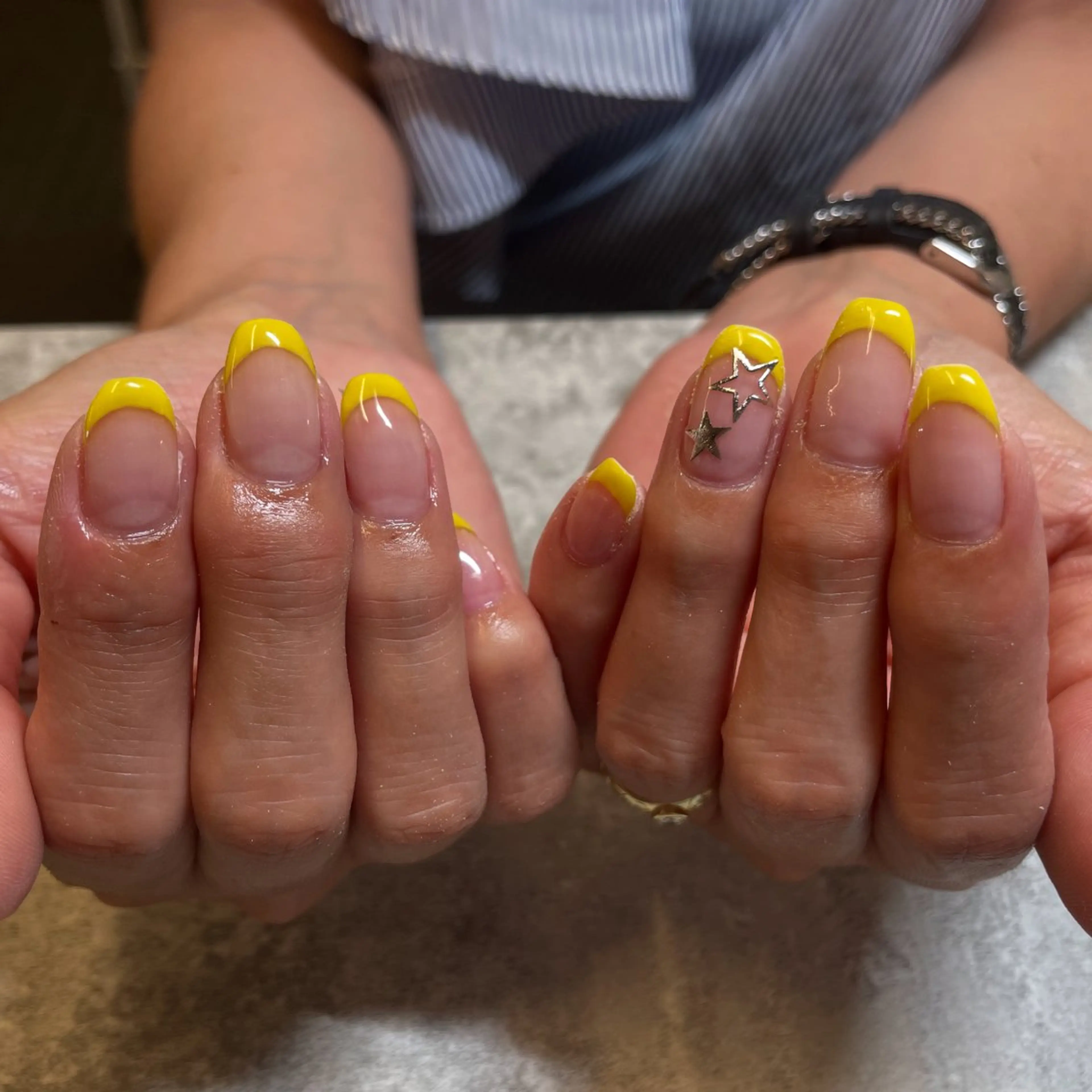 カラーグラデーション、フレンチの写真