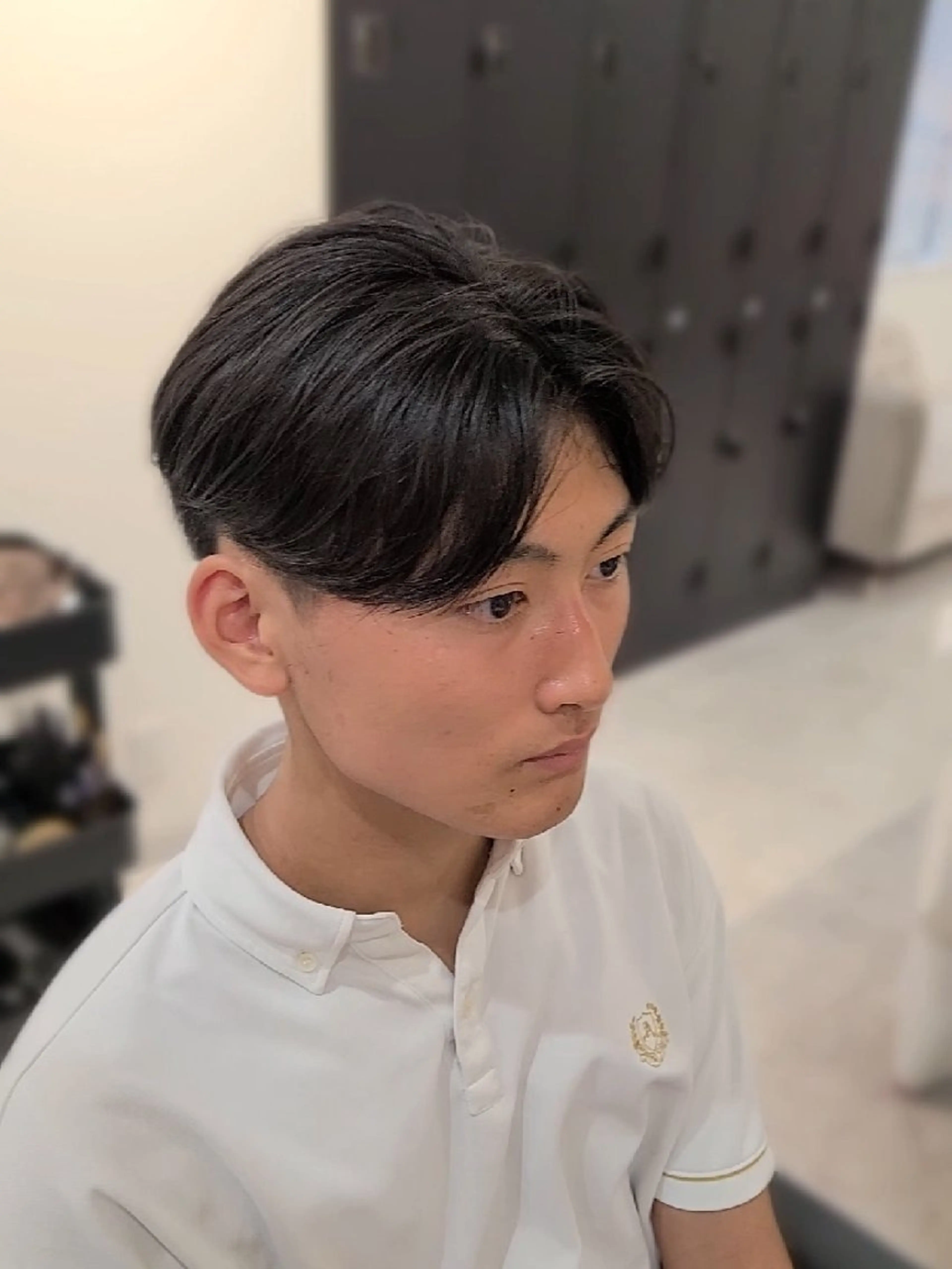 メンズ パーマ センターパート メンズパーマ ニュアンスパーマ カット パーマ ヘアセット LEN名古屋/パーマ 海外ヘア/メンズ特化のヘアスタイル