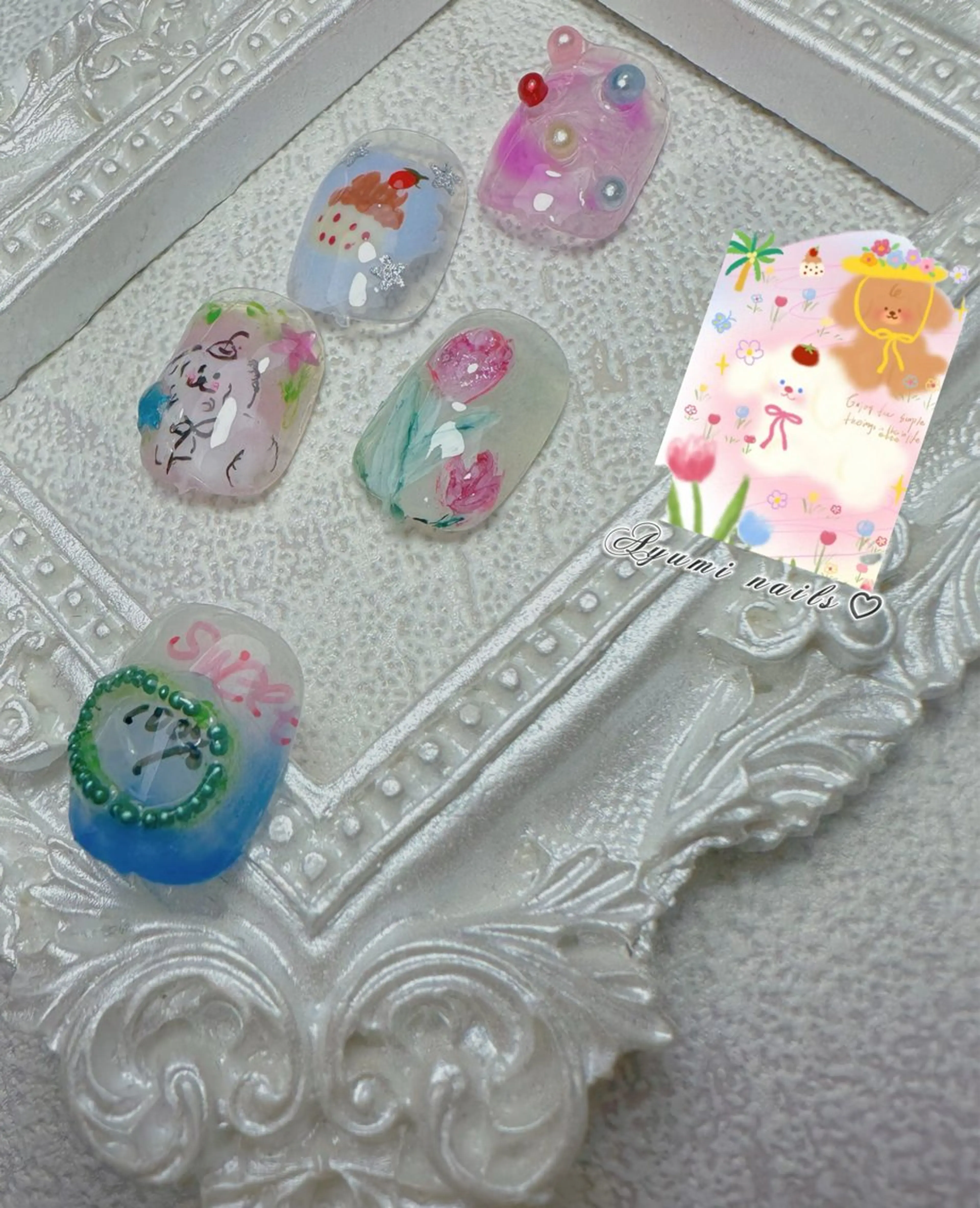 ネイル ハンドネイル YUMI ニュアンスnailsのネイルデザイン