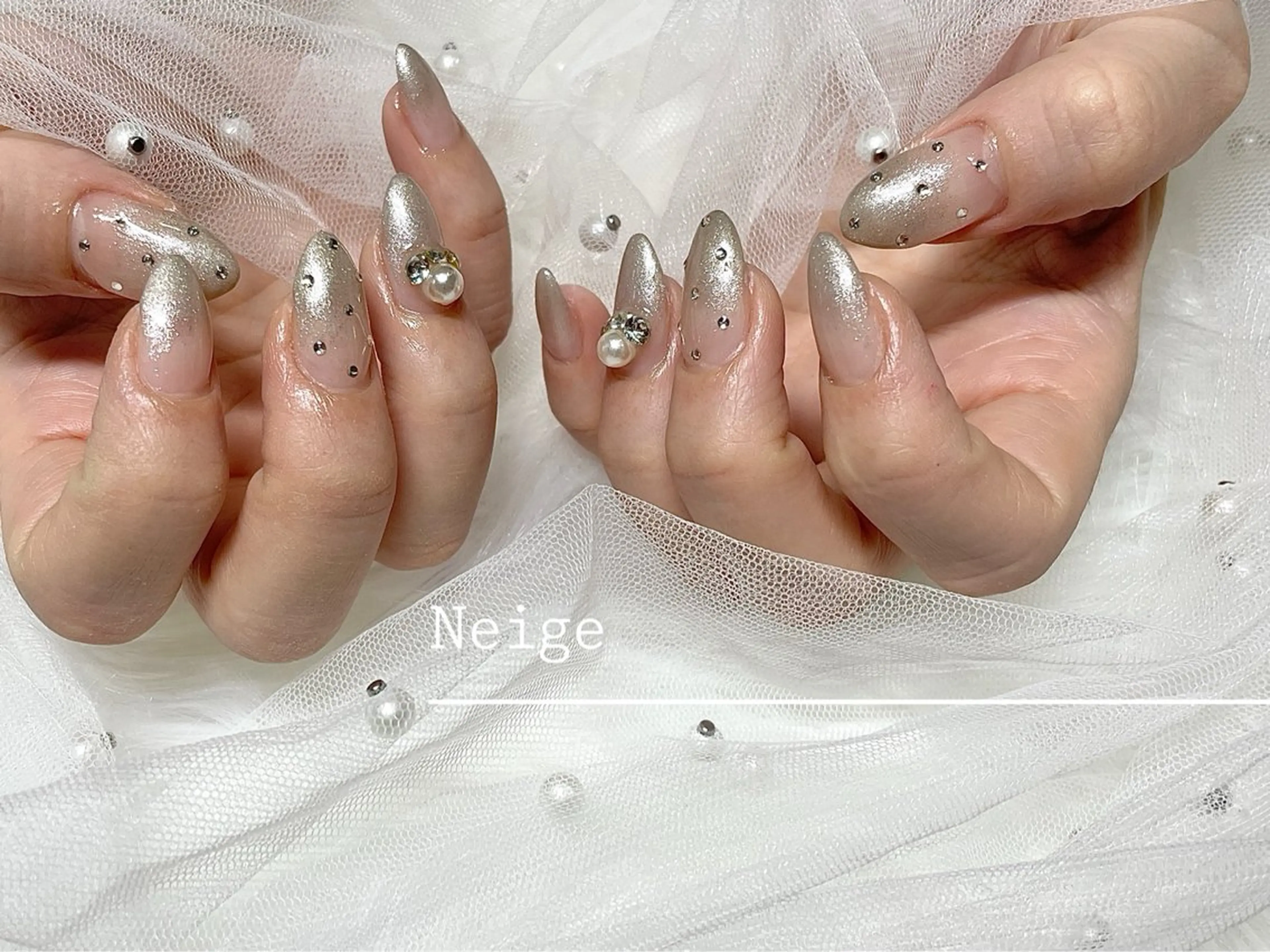 ネイル ハンドネイル Neige 𓂃 aiのネイルデザイン