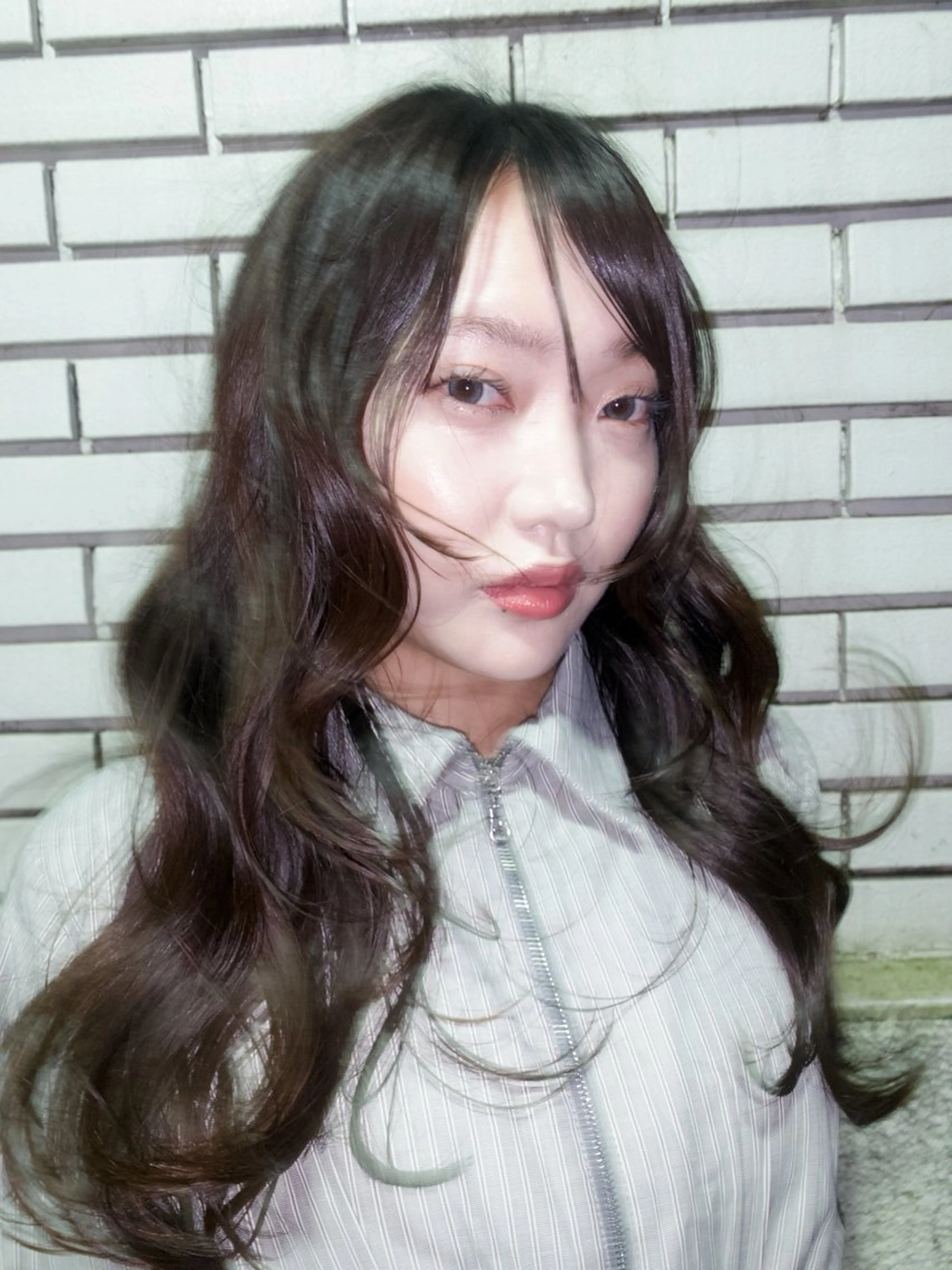 ロング カラー ヘアアレンジ ヘアカラー yiye青山店所属・yiye shioriのヘアスタイル