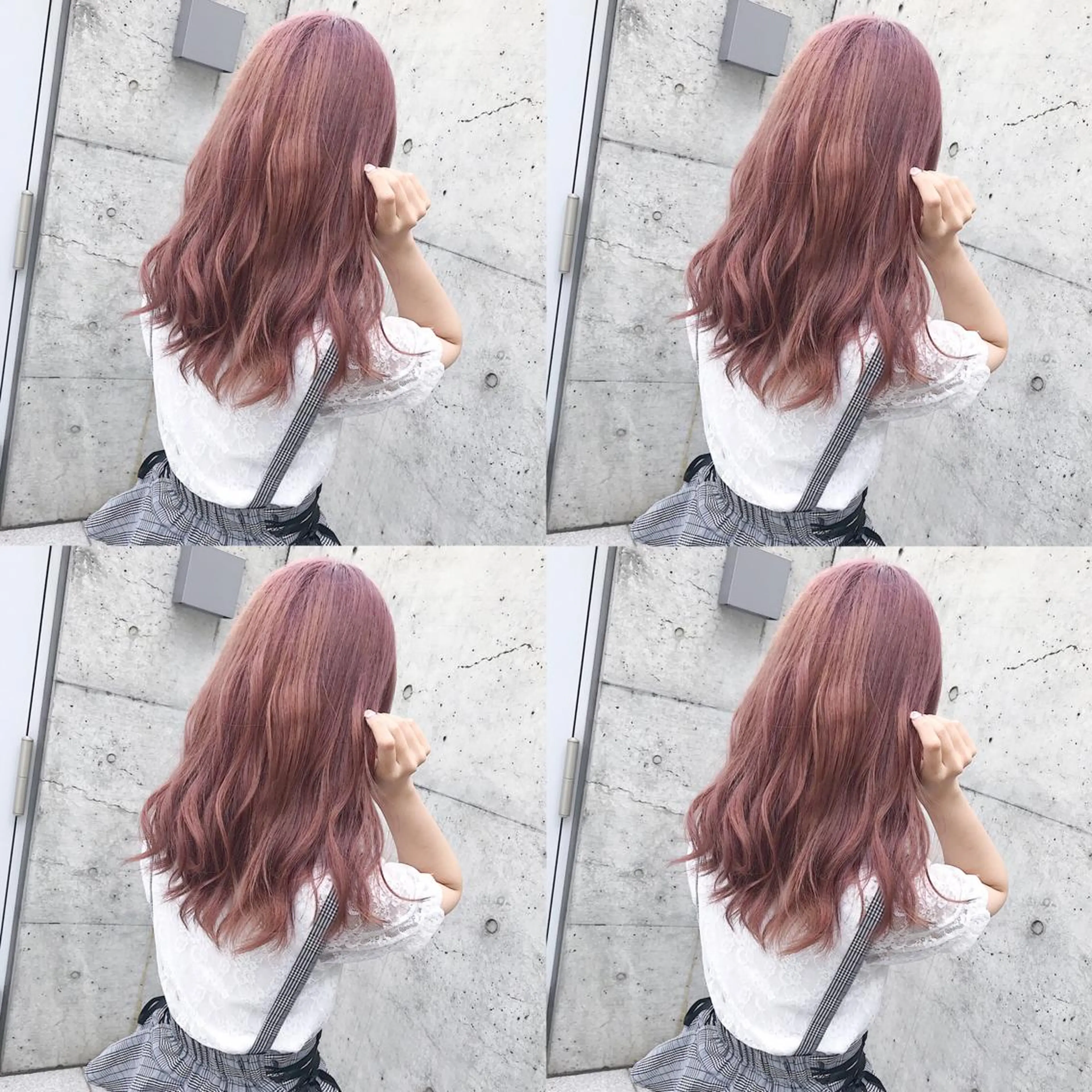 セミロング カラー ヘアアレンジ ヘアカラー トリートメント TAKUMAブリーチ /切りっぱなし🪽のヘアスタイル