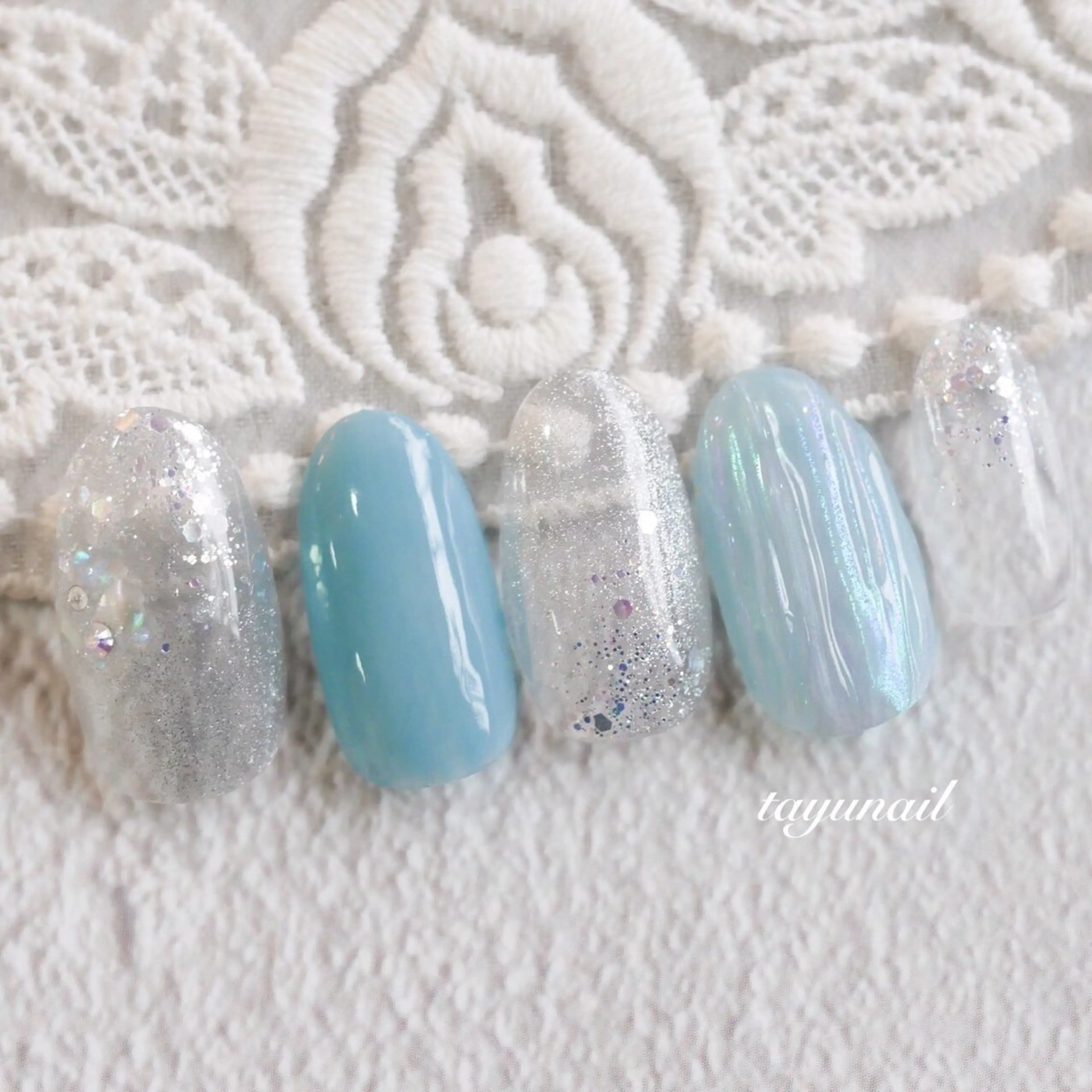 ネイル アートネイル ジェルネイル パラジェル 夏ネイル ネイルサロン 【たゆnail】のネイルデザイン