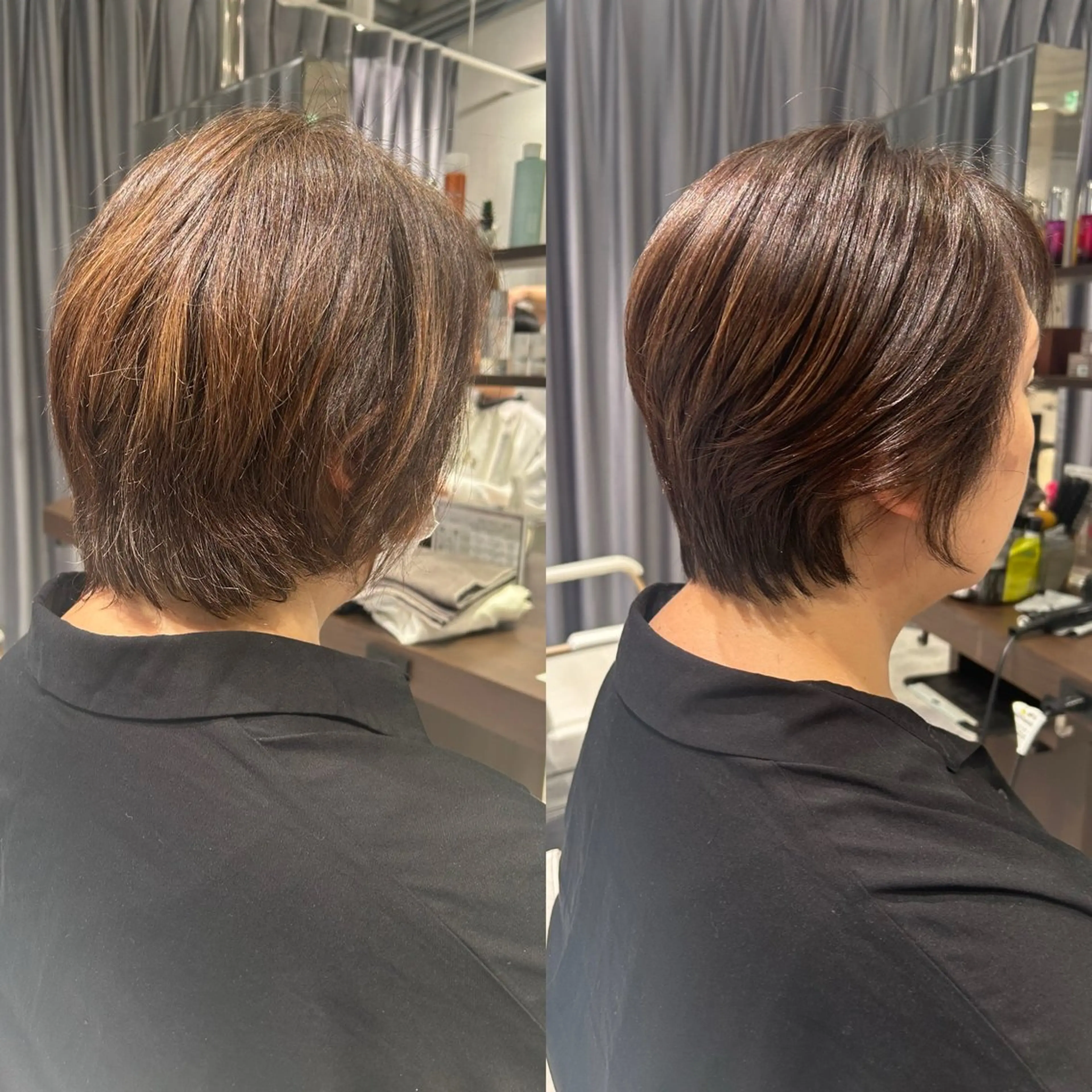 ショート 🫧透明感イルミナ カラー🫧三浦菜々子のヘアスタイル