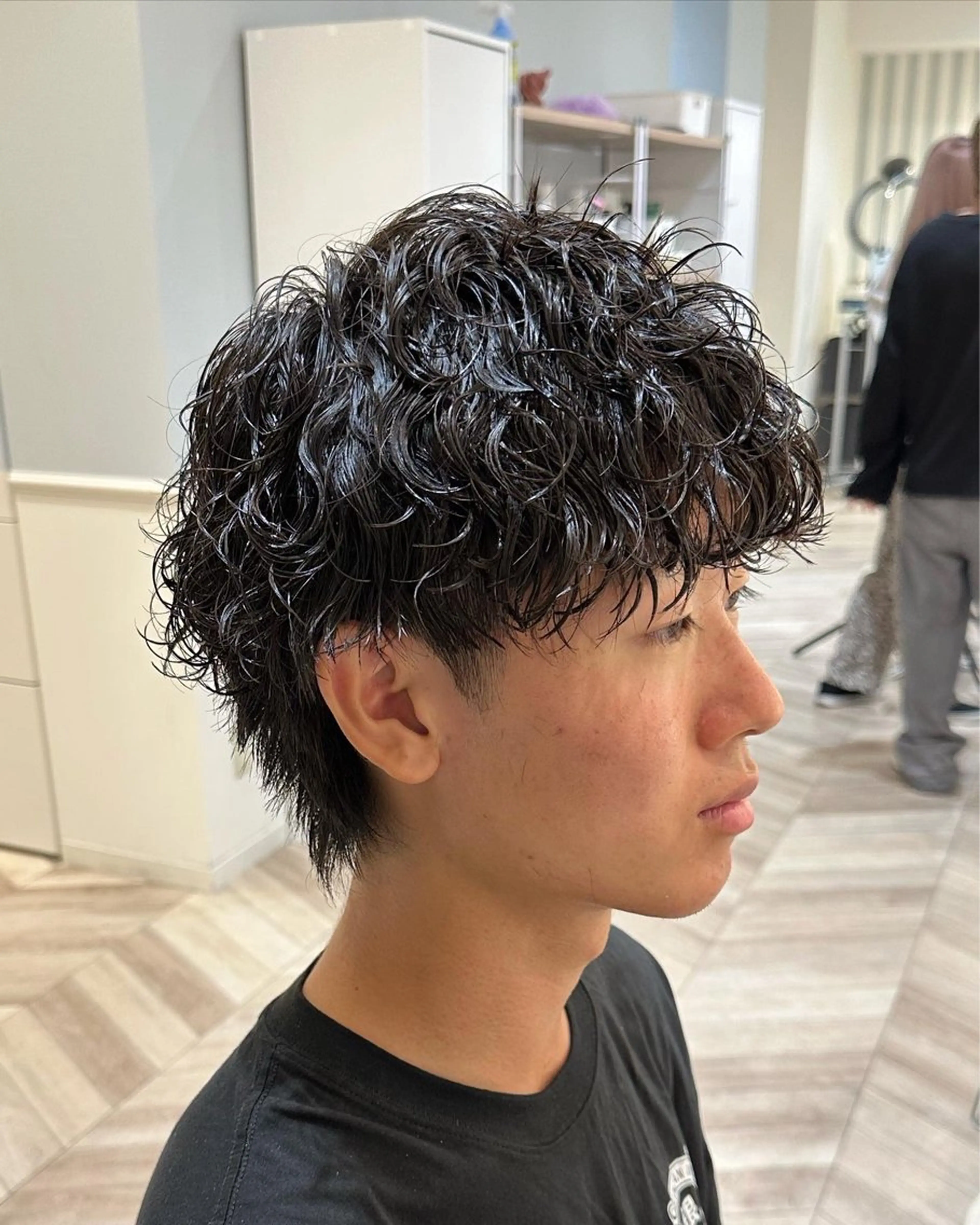 ショート パーマ メンズ パーマ/ハイトーン スパイキー/神田正紀のヘアスタイル