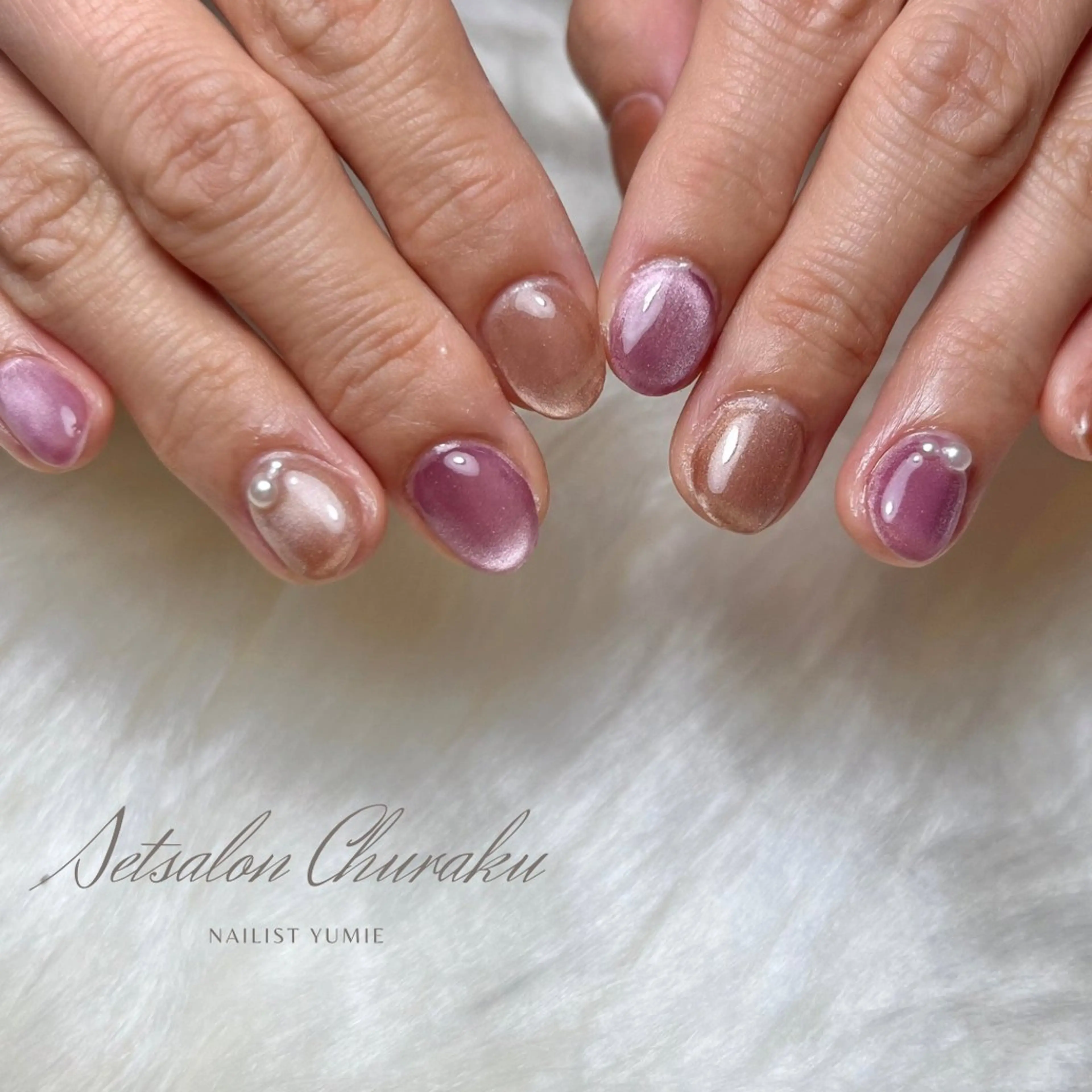 ネイル ハンドネイル NAILSALON en+沖縄市美原のネイルデザイン