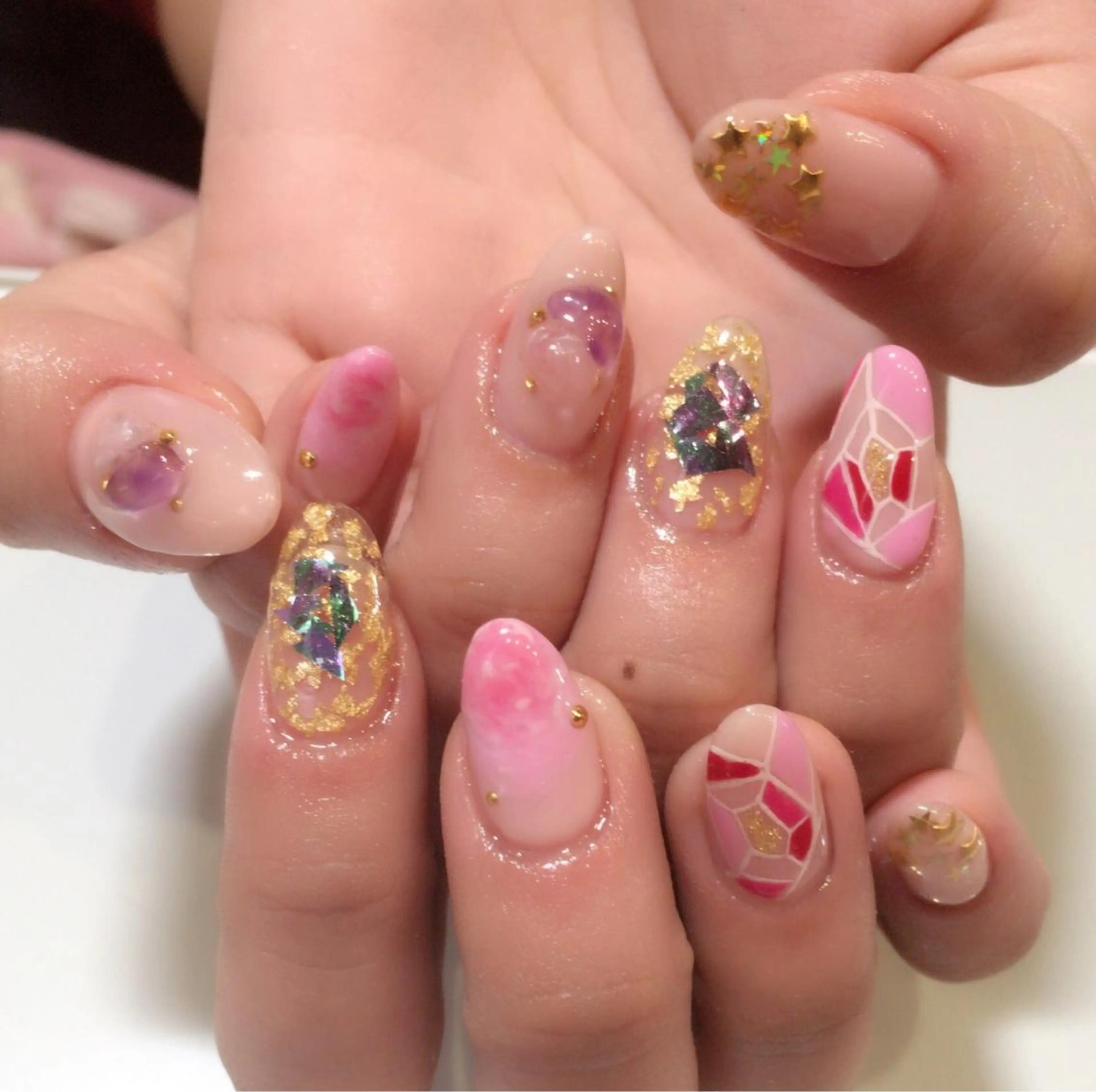 ネイル 春ネイル Nailroom Mocaのネイルデザイン