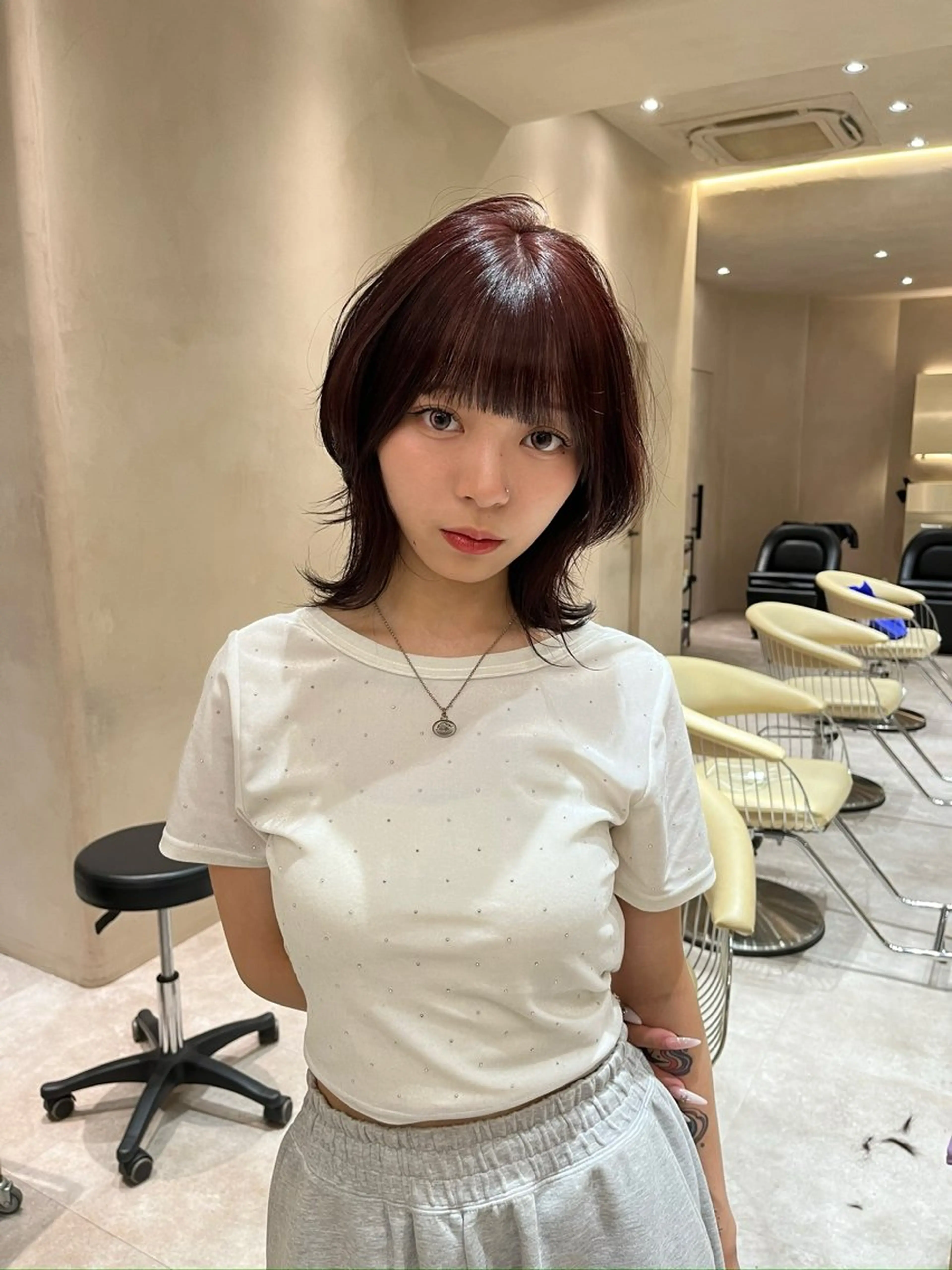 ミディアム 1HAVANA所属・渋谷/レイヤー/ メンズ/ 聖翔のヘアスタイル