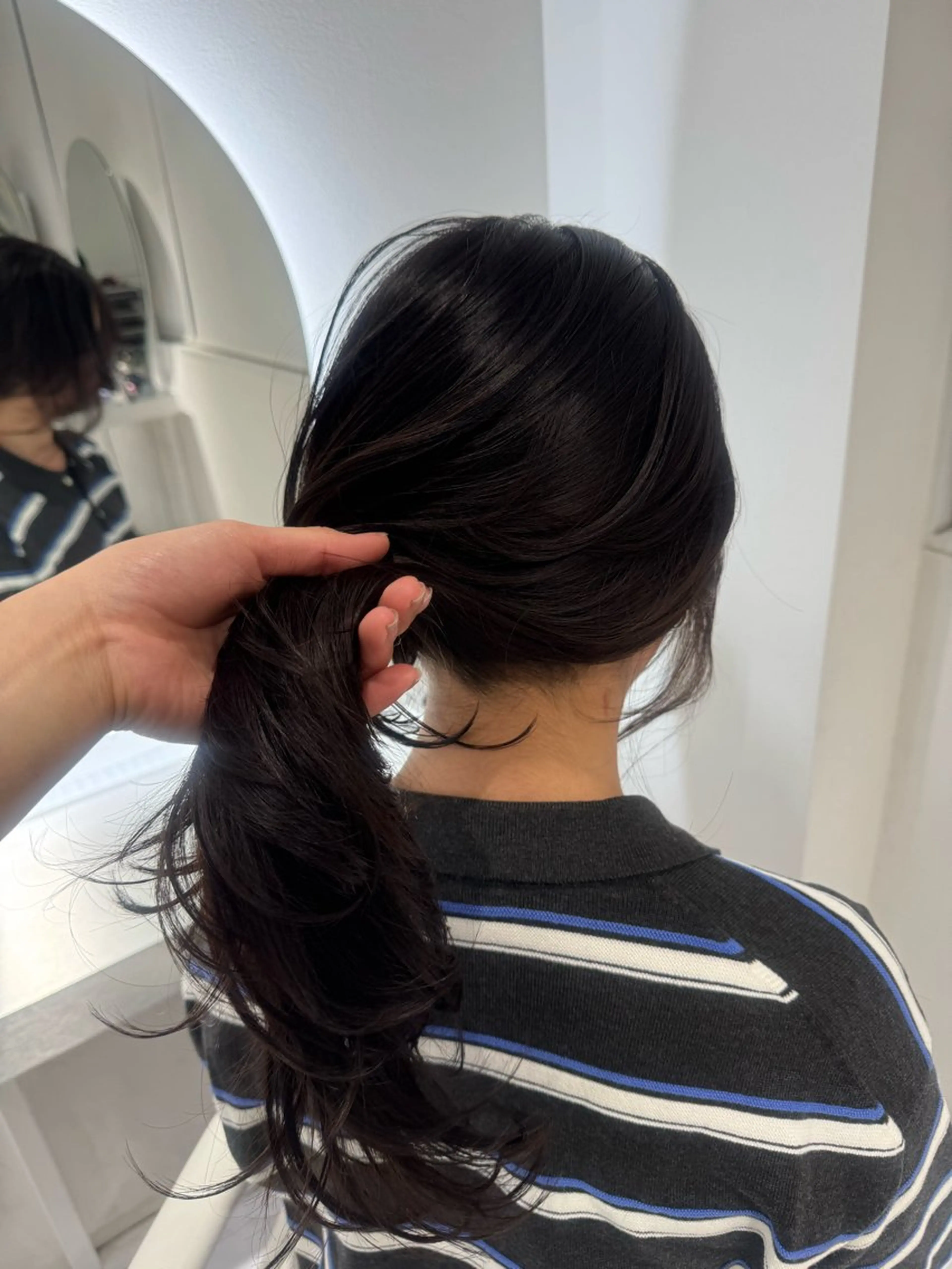 ロング レイヤーカット rina/デザイン カラー/上野のヘアスタイル