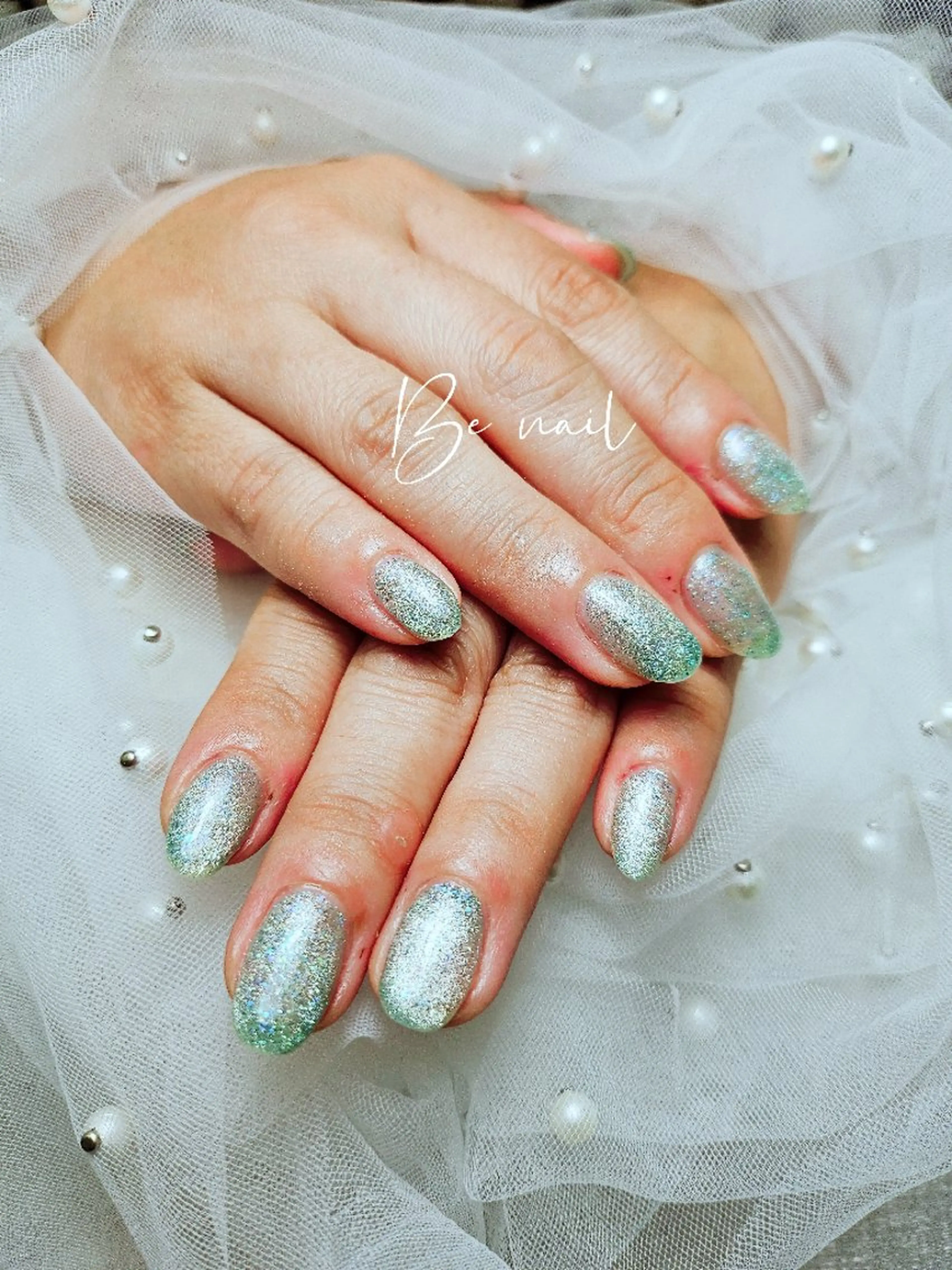 ネイル マグネットネイル 夏ネイル be nail所属・CAMELLIA  NAILサロン新松戸のネイルデザイン