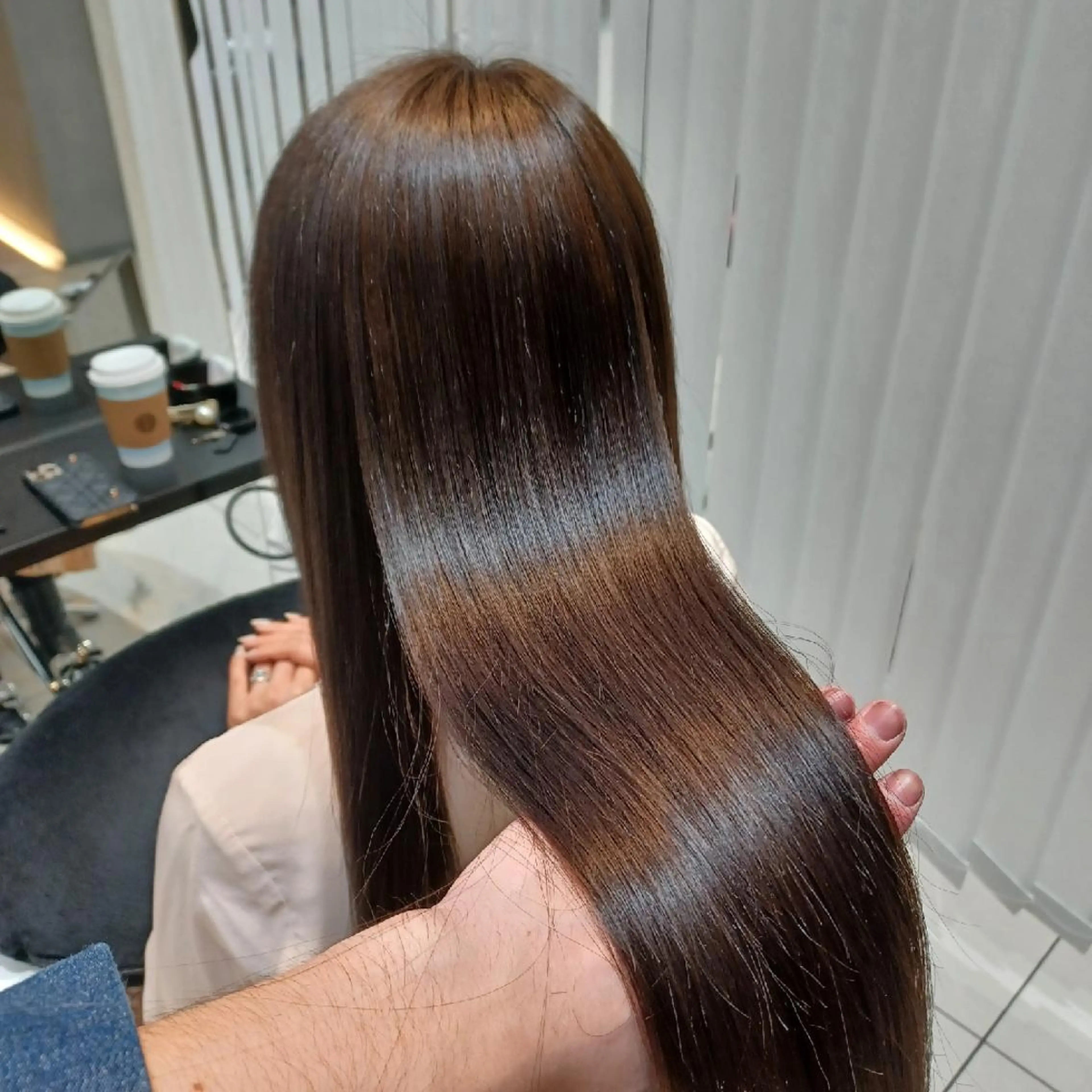 【ミニモ限定】平日のみ　カット+カラー+水素トリートメント　￥14950→¥9900の写真