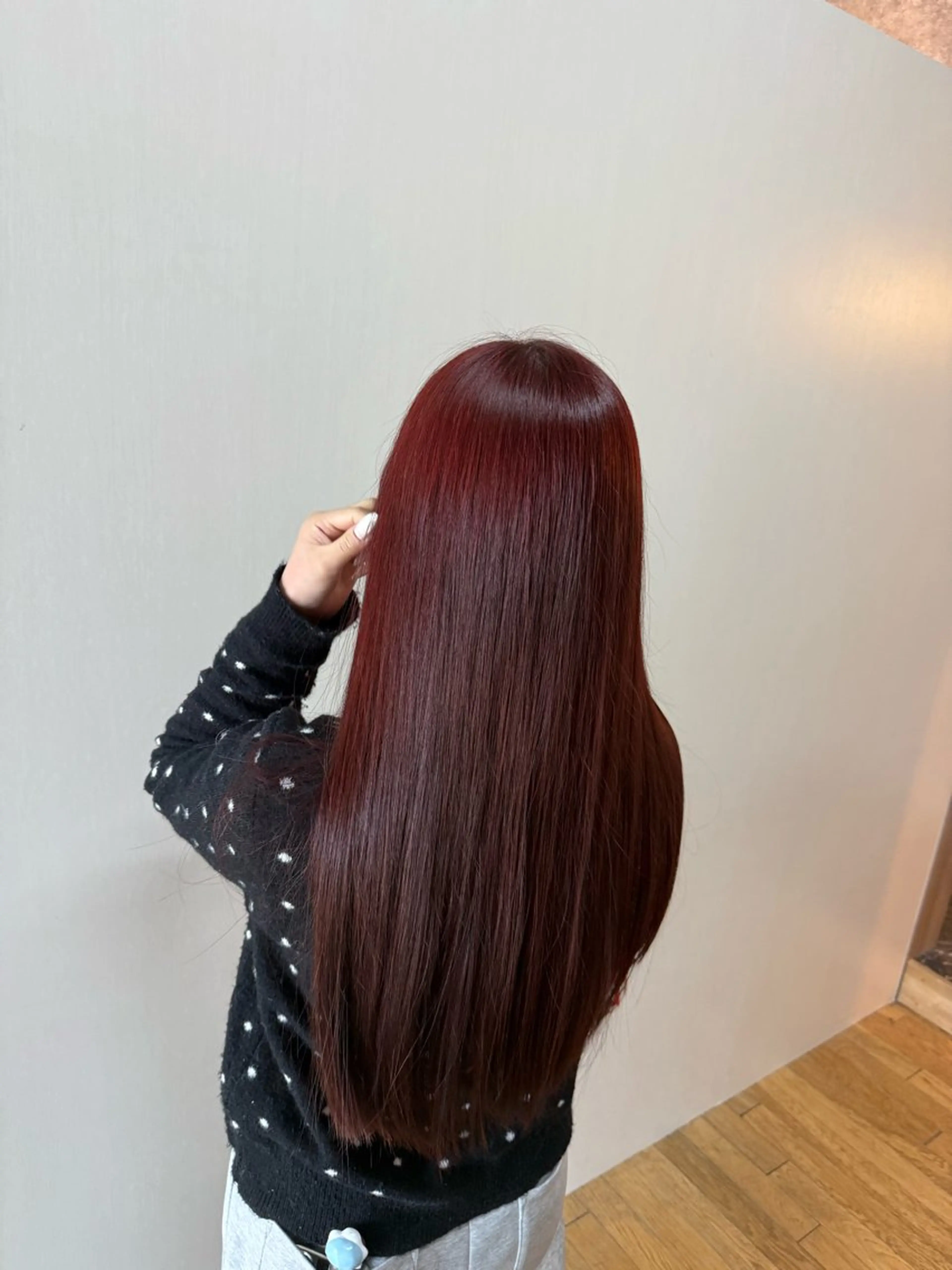 カラー レッドカラー ヘアカラー トリートメント 似合わせカット/ レディース特化/佑月のヘアスタイル