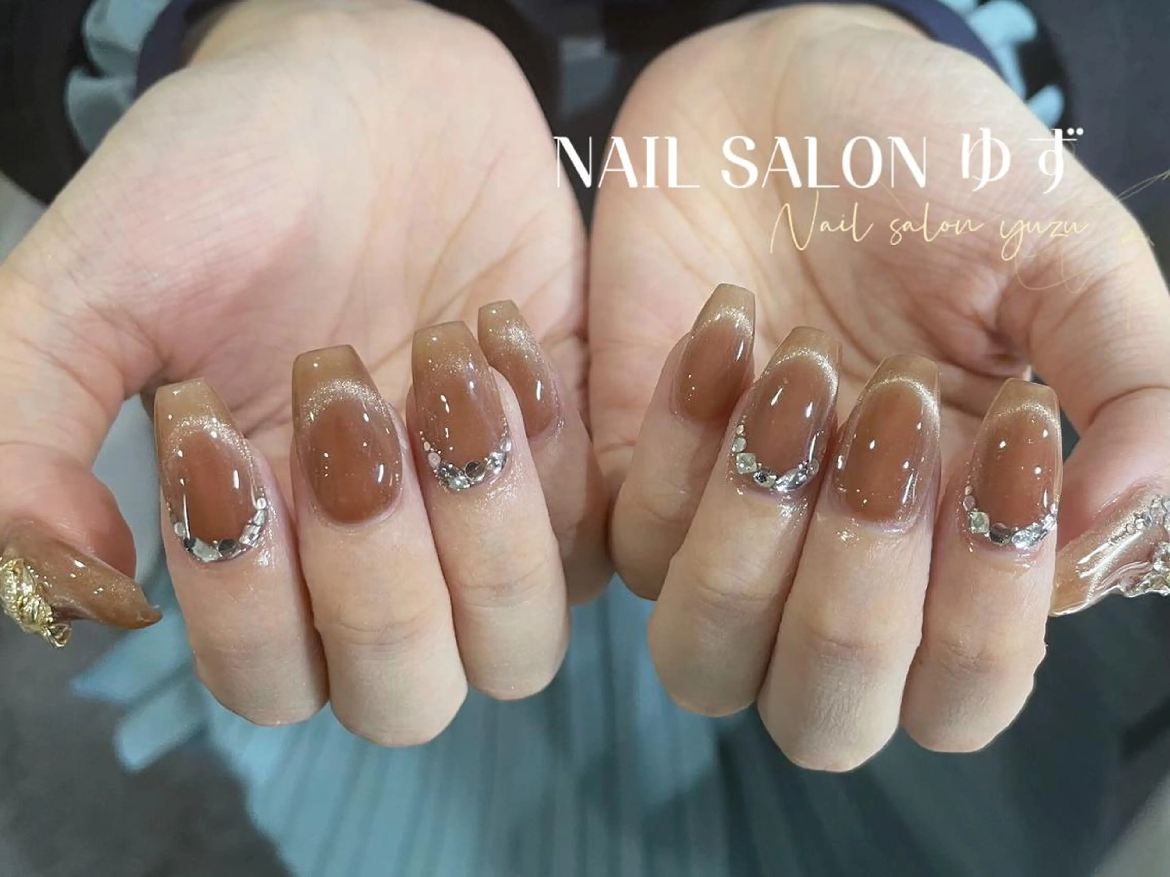 ネイル ハンドネイル MAKI💚💚💚 秋葉原.のネイルデザイン