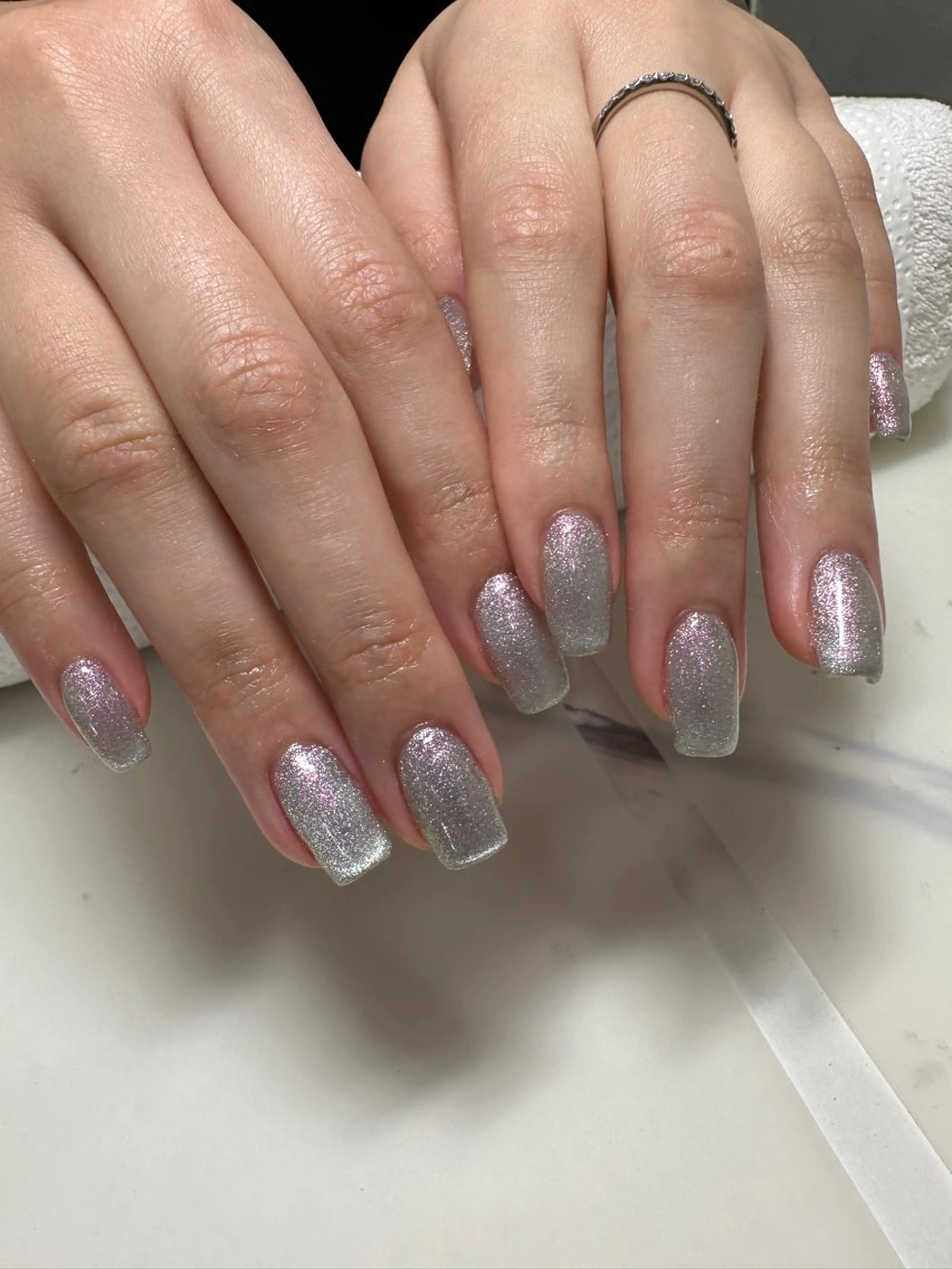 ネイル オーロラネイル ルミエナリトリート MUKAEDAのネイルデザイン