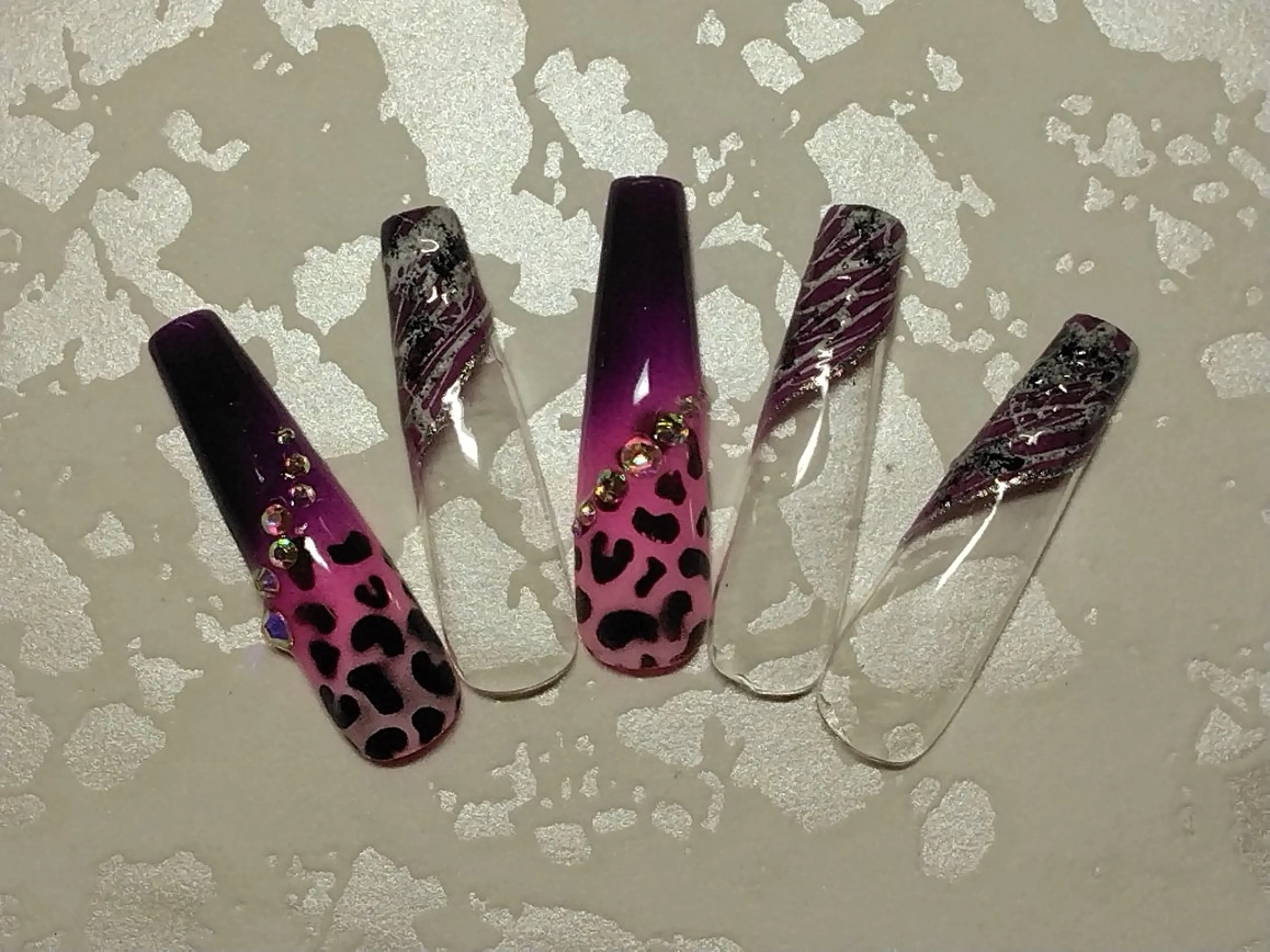 ネイル アートネイル 長さ出し スカルプネイル ハンドネイル senju 　のネイルデザイン