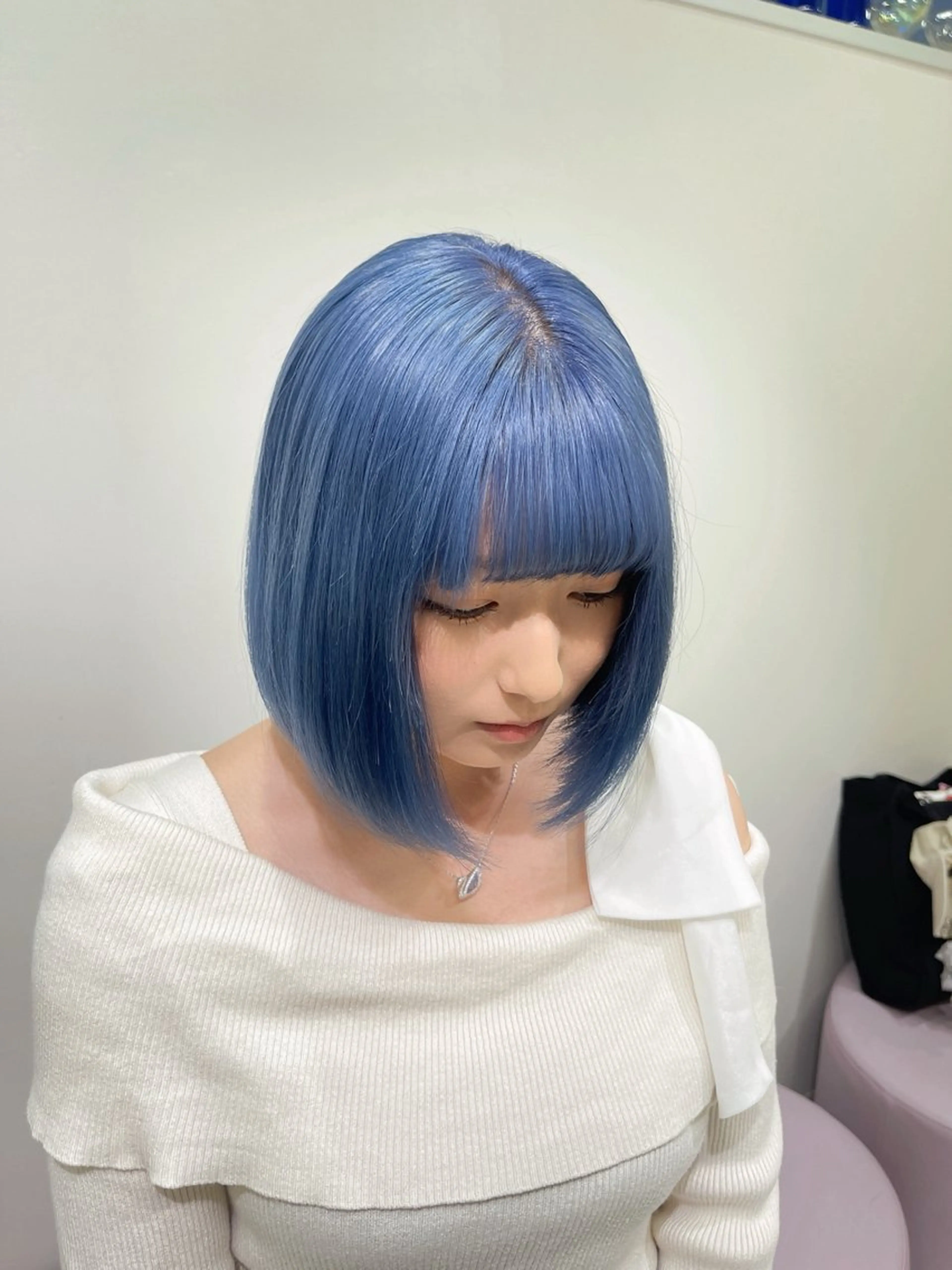 ミディアム MEI / ブリーチカラー/名駅のヘアスタイル