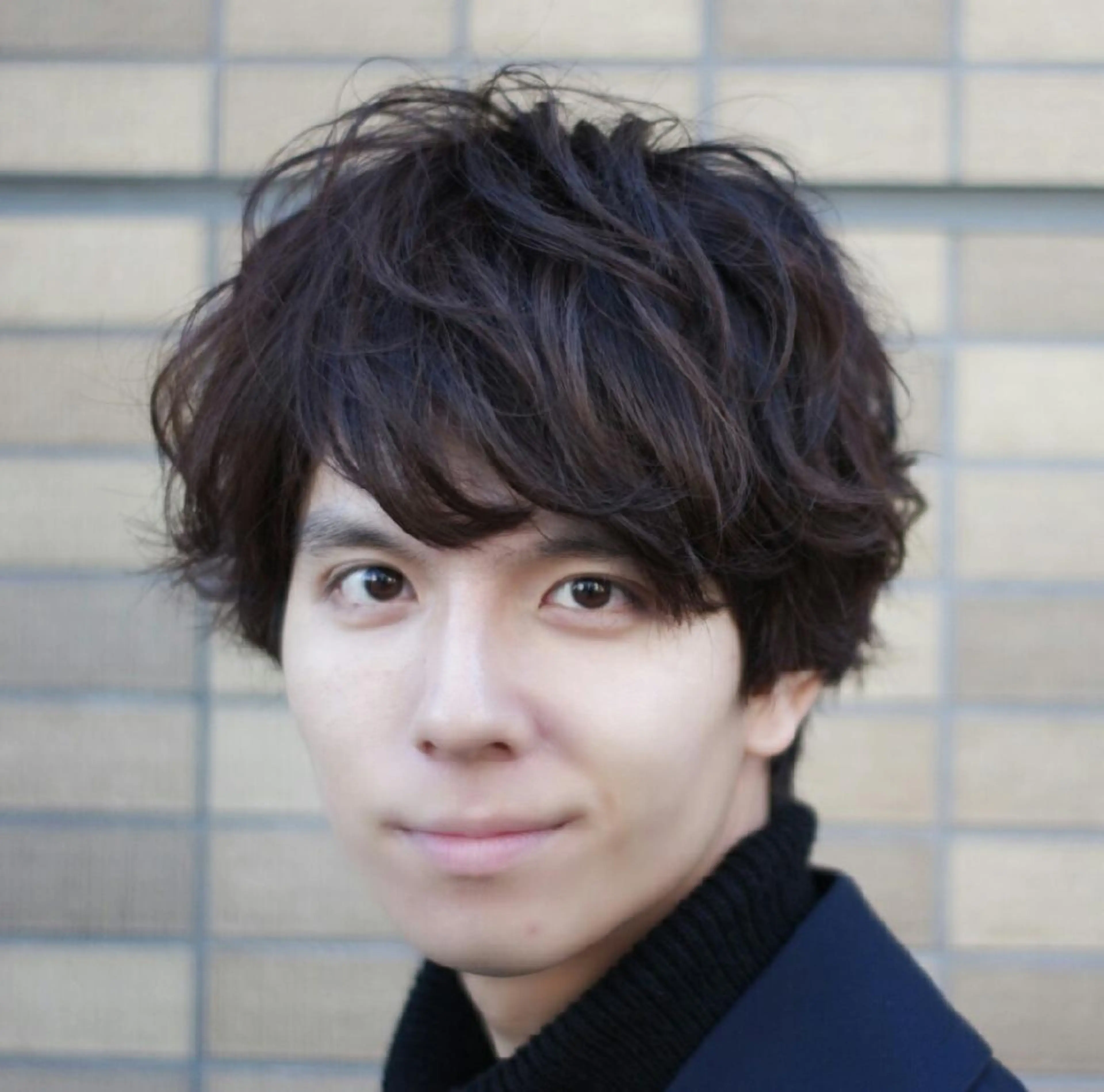 メンズ ショート パーマ カラー メンズパーマ 川俣 洋仁のヘアスタイル