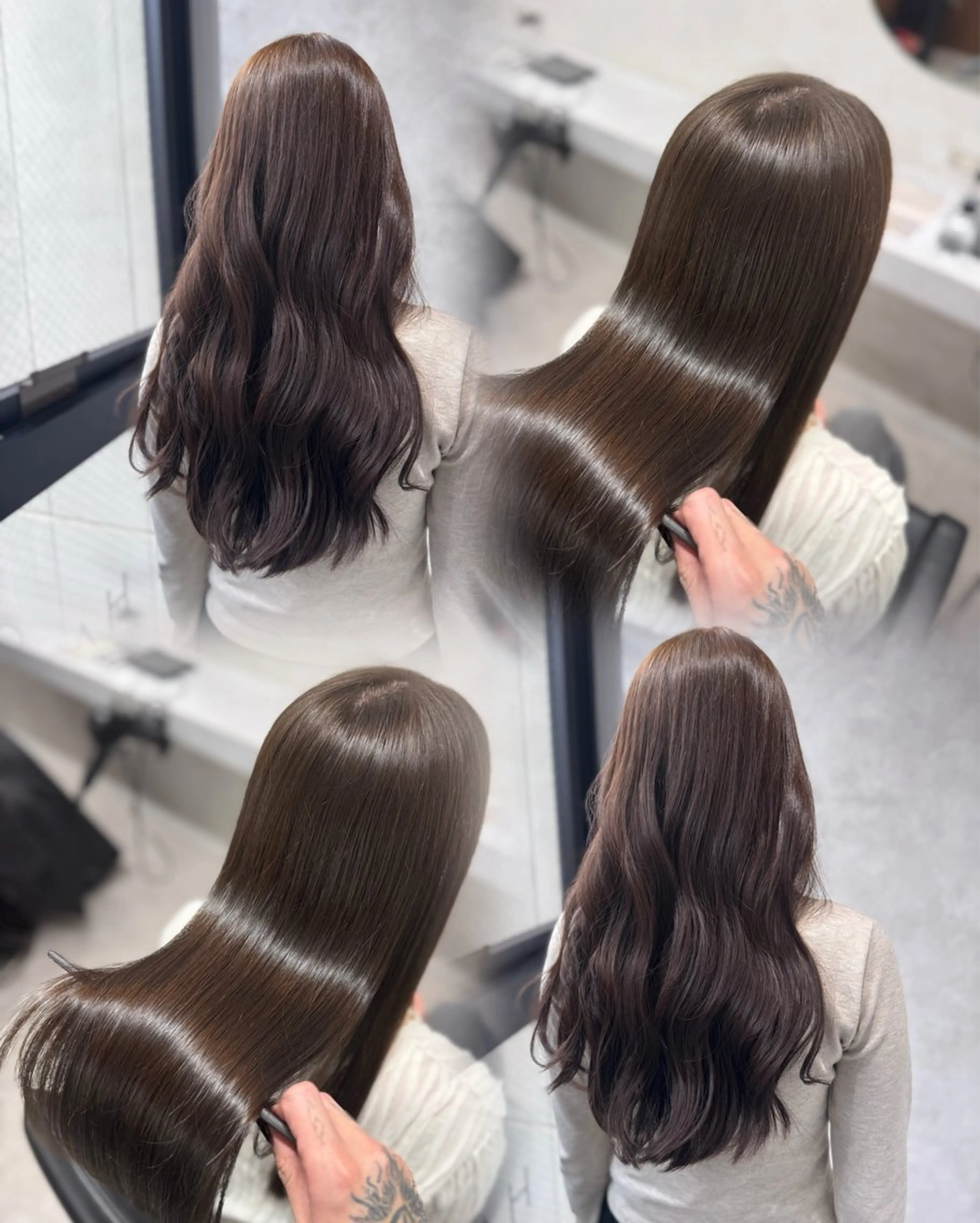 ロング ヘアカラー 艶髪、美髪 カラー🕊️SOMAのヘアスタイル