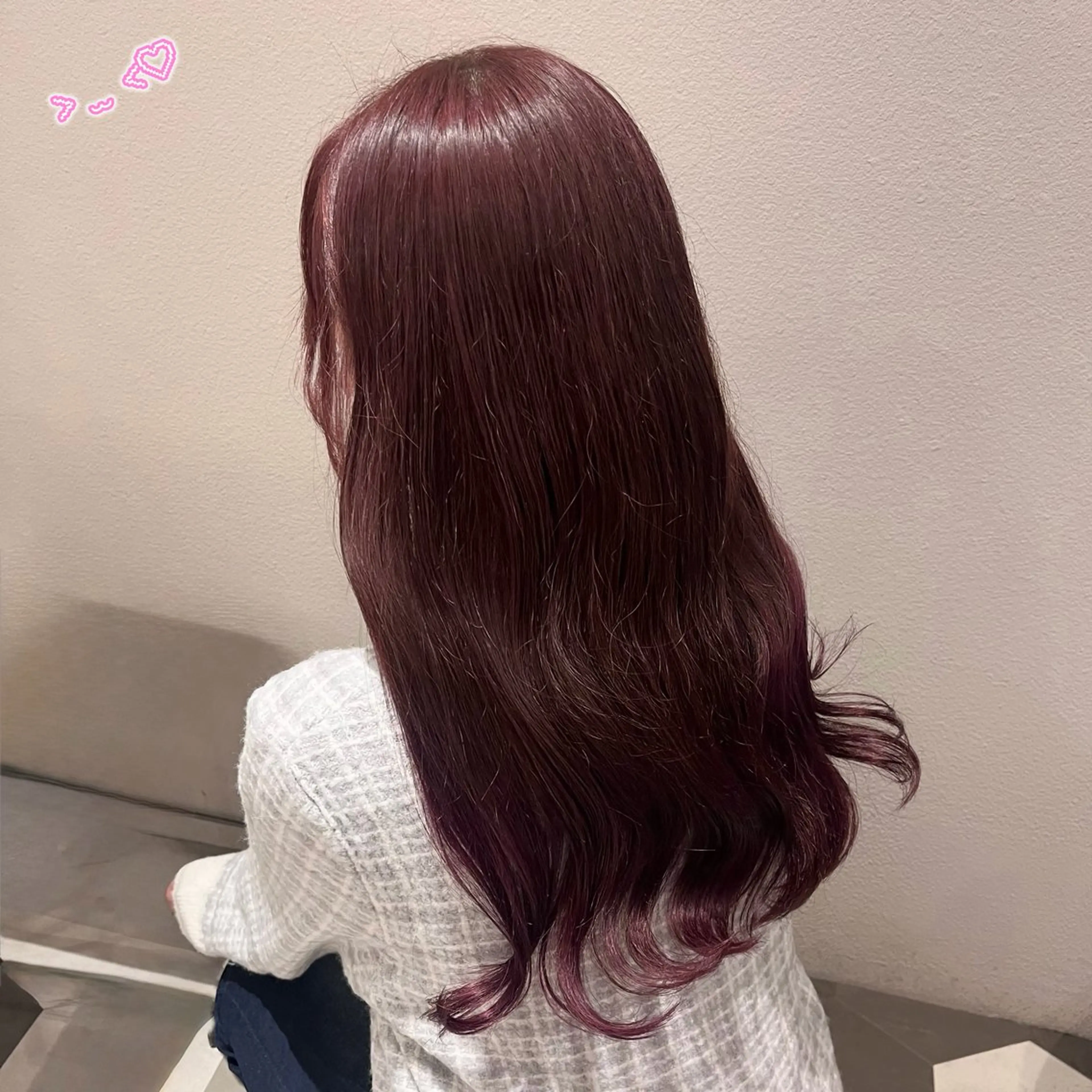 ロング カラー ヘアカラー 顔周り/ガーリー /ヘアメ/あつはのヘアスタイル