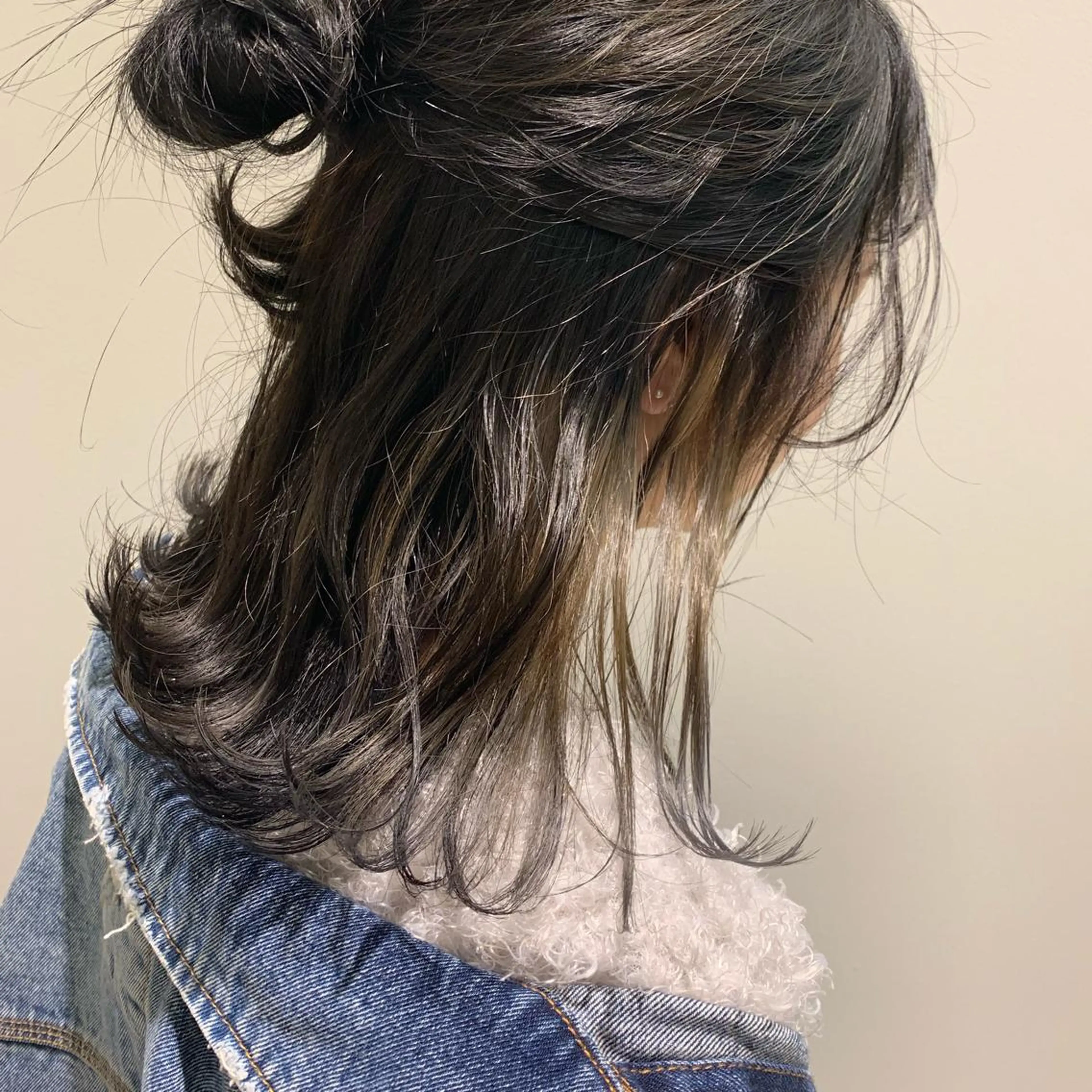 ミディアム カラー ヘアアレンジ インナーカラー ボブ指名No.1/ ボブパーマ/ユキのヘアスタイル