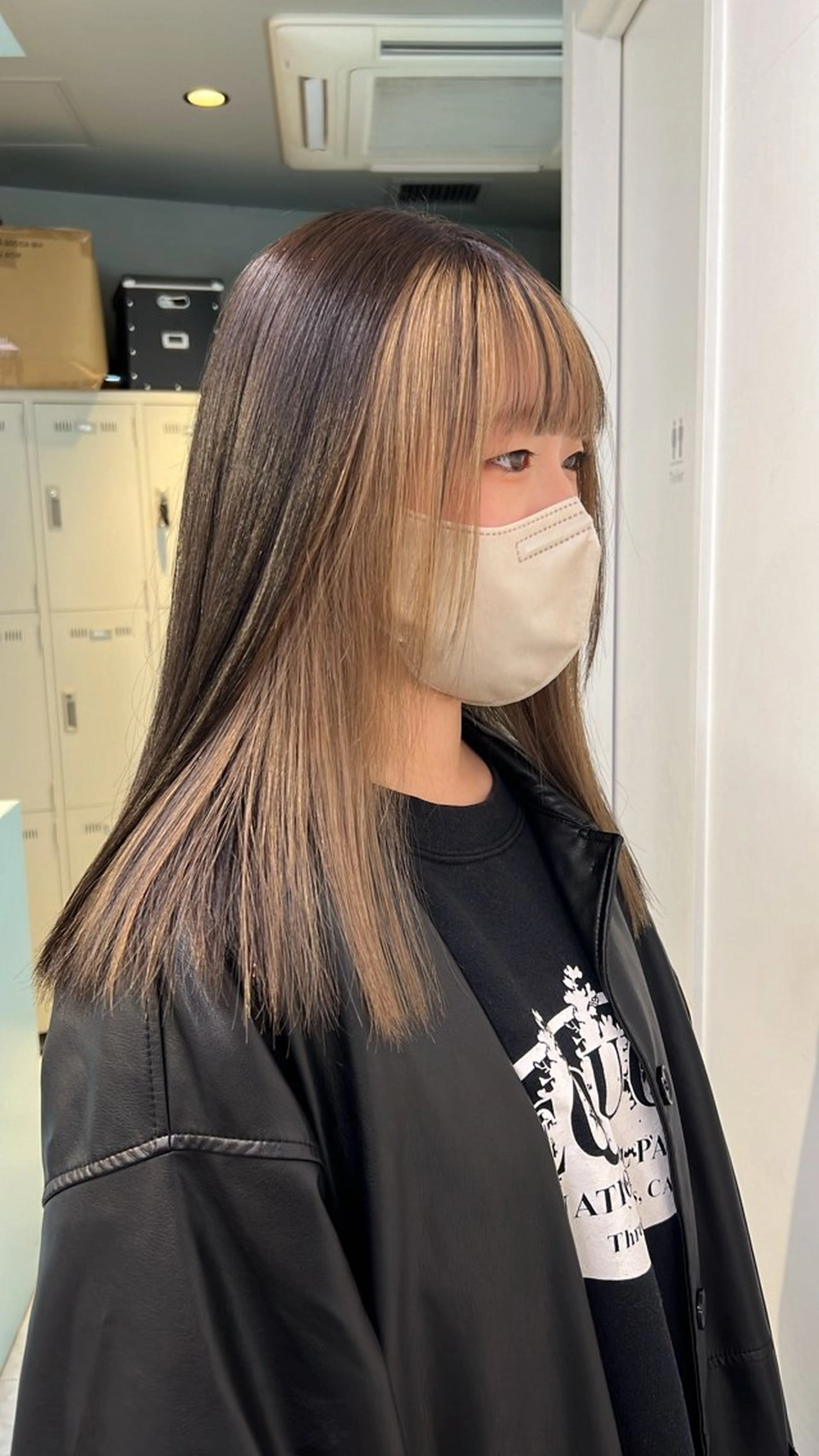 セミロング カラー ヘアカラー トリートメント ヘッドスパ ヘアセット 🥞ベージュ系カラー 【すずきりほ】🥞のヘアスタイル