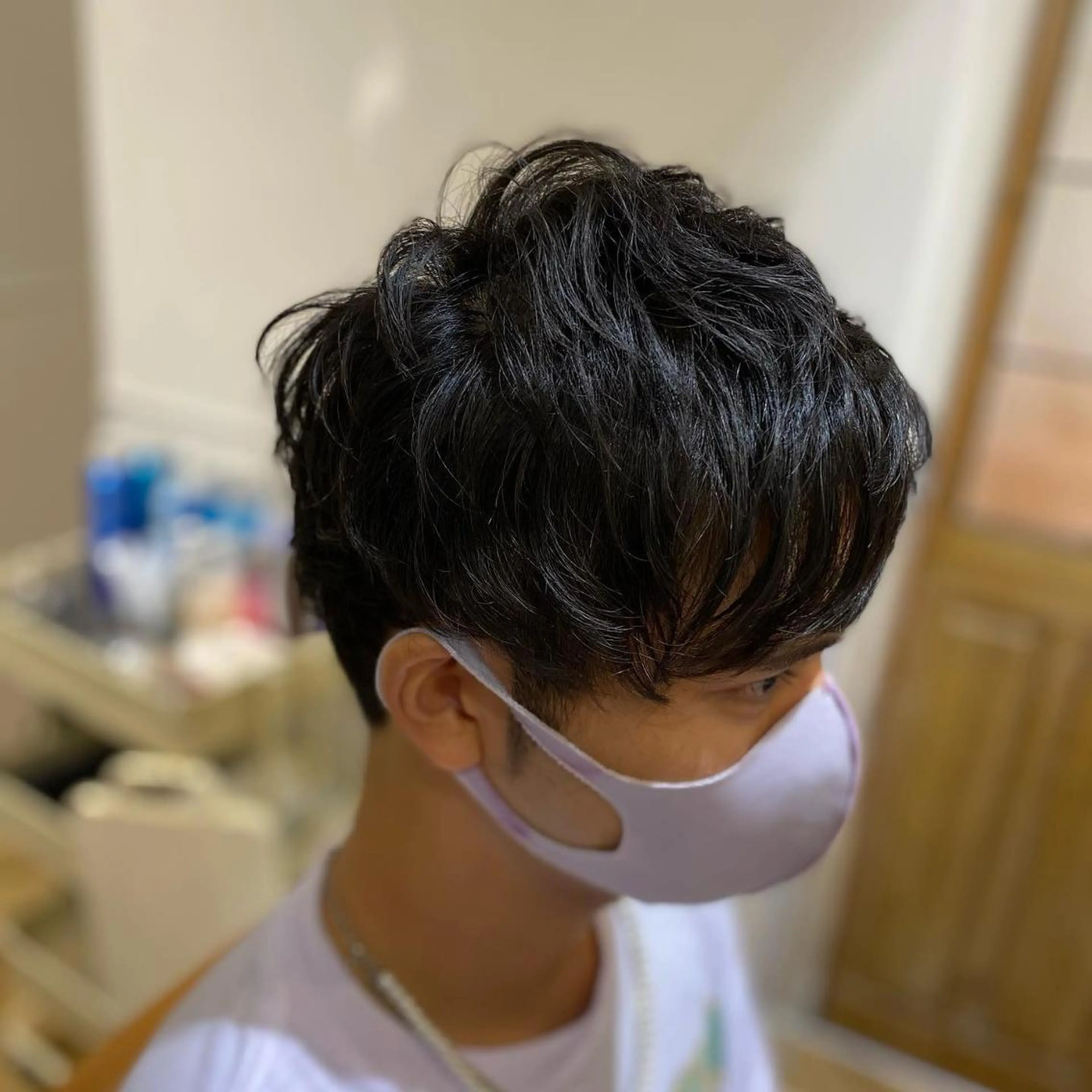 ショート カラー パーマ ヘアアレンジ メンズ キッズ ネイル マツエク・マツパ ✂︎ショート、ボブ、 レイヤー🩵YUMIのヘアスタイル