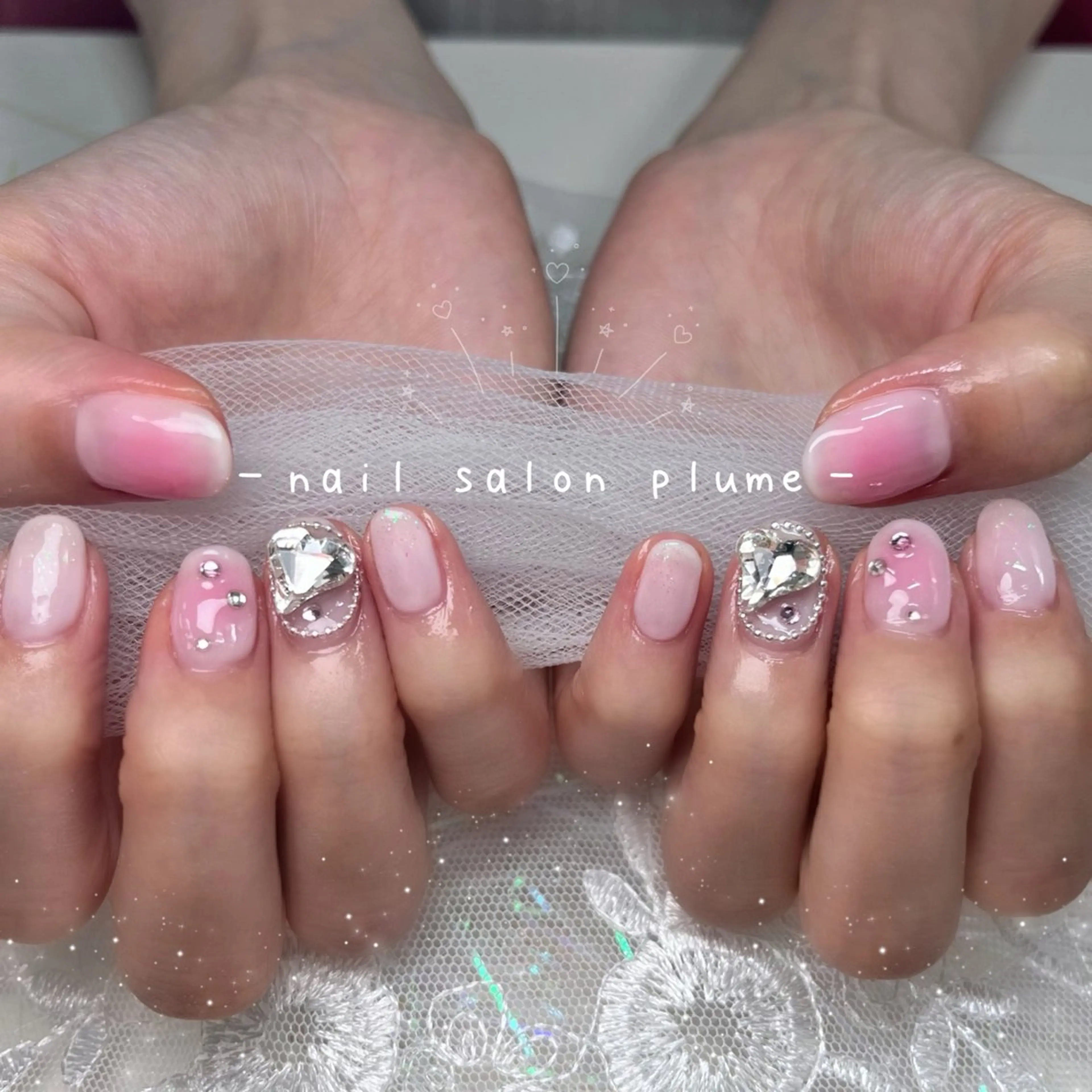 ネイル ハンドネイル plume nail ☆韓国ネイルのネイルデザイン