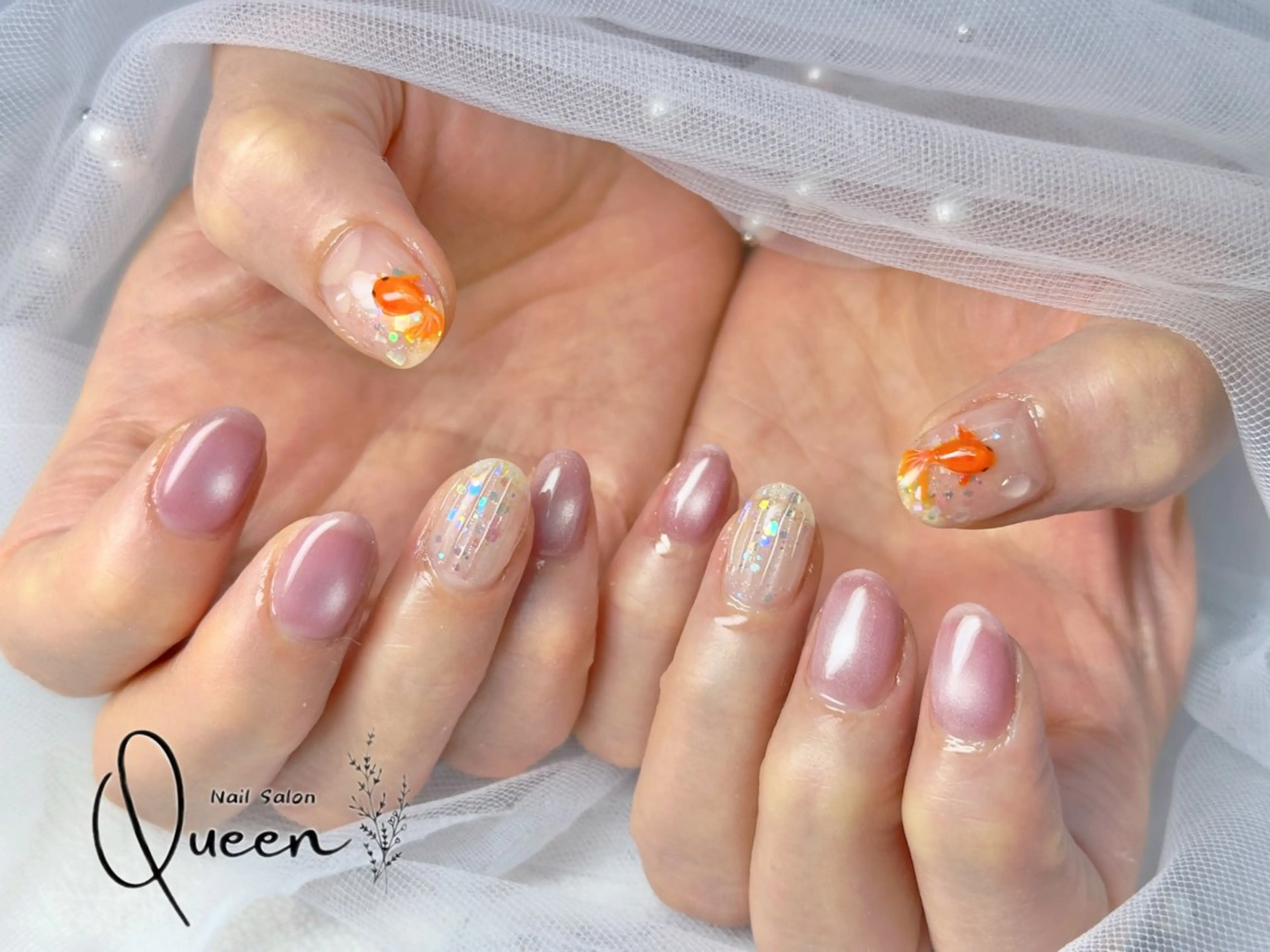 ネイル Queennail 北堀江AYAのネイルデザイン