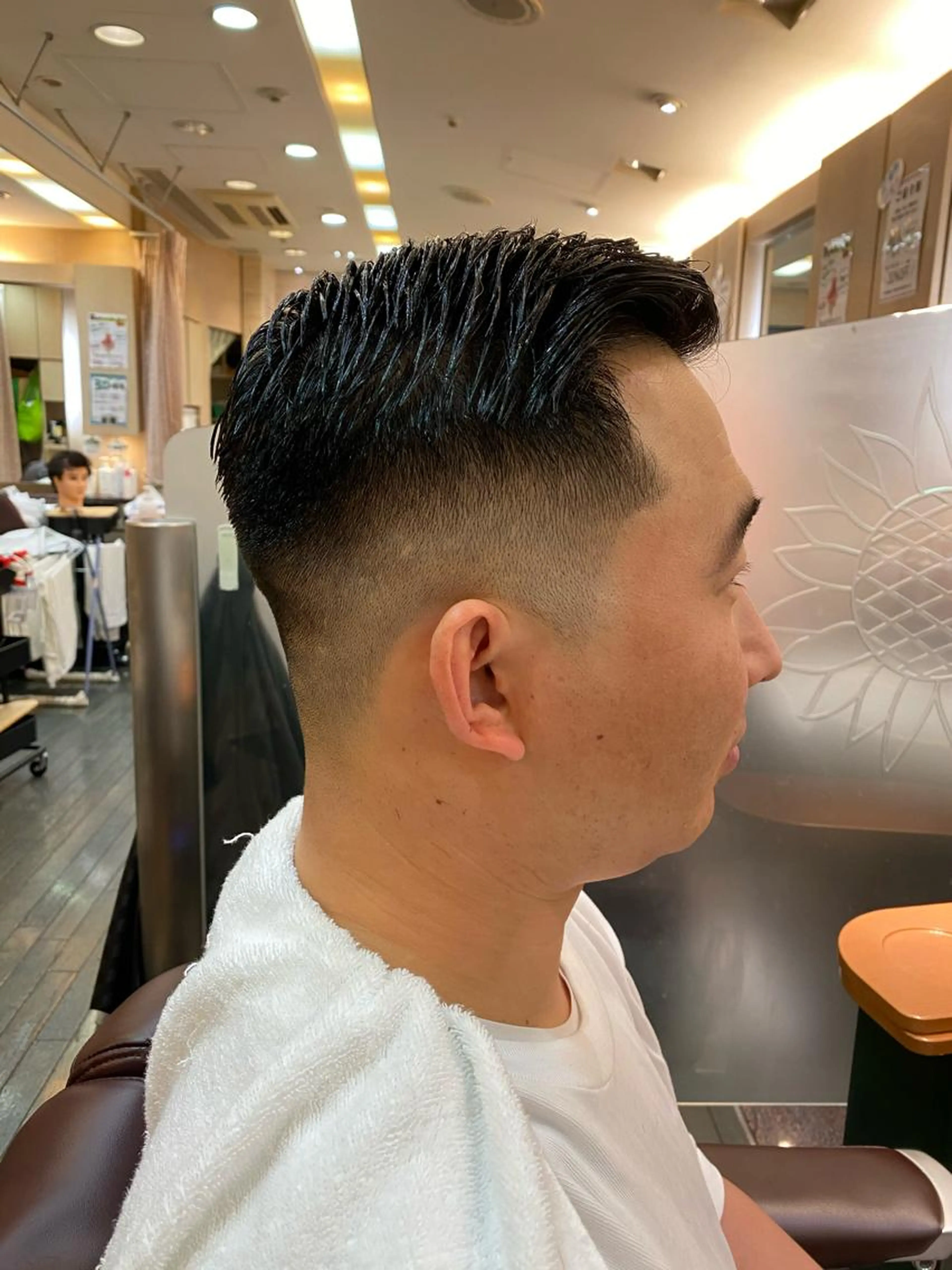 フェードカットの写真