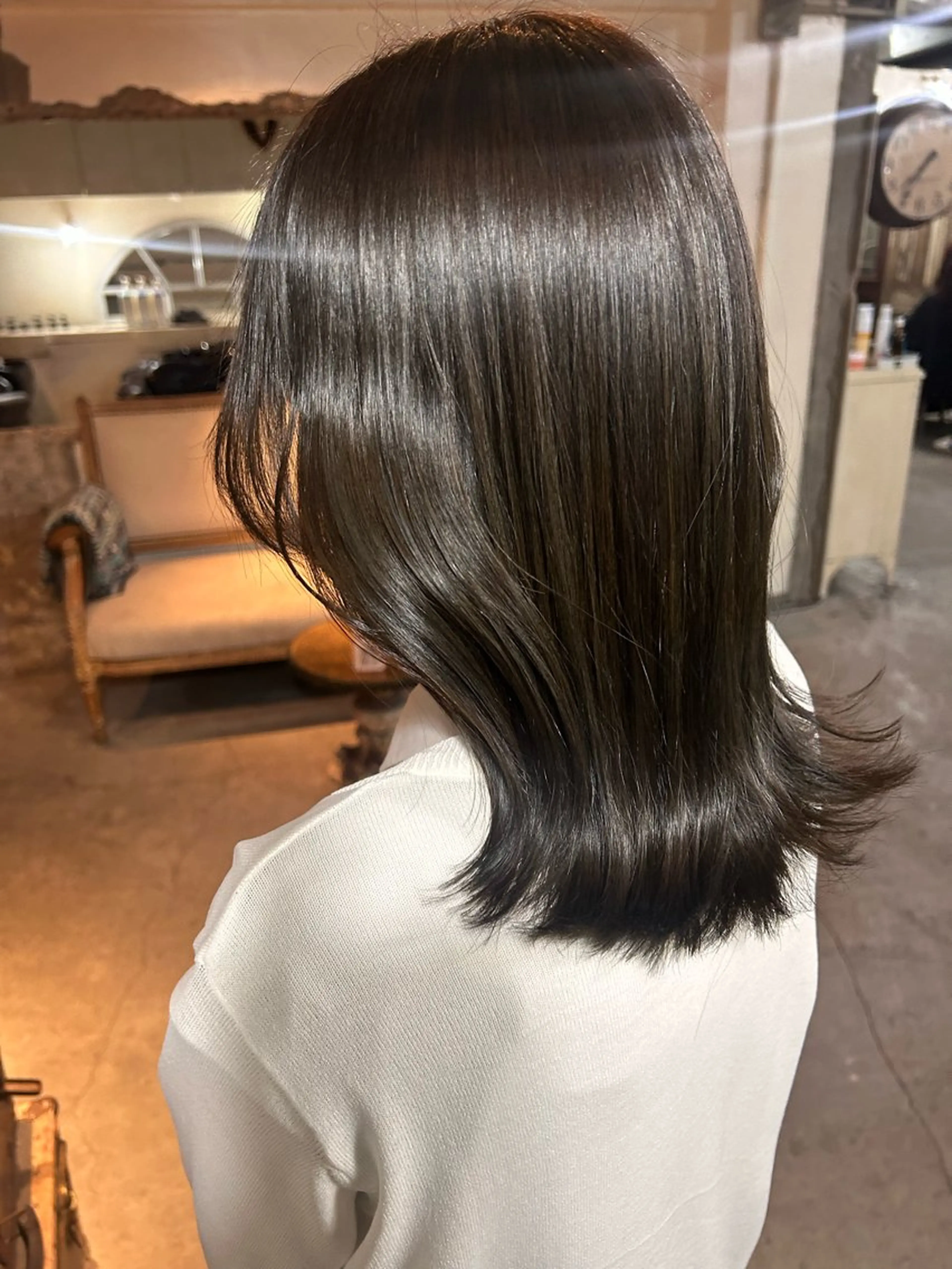 ミディアム カラー お任せヘア☘️☘️ 及川渚のヘアスタイル