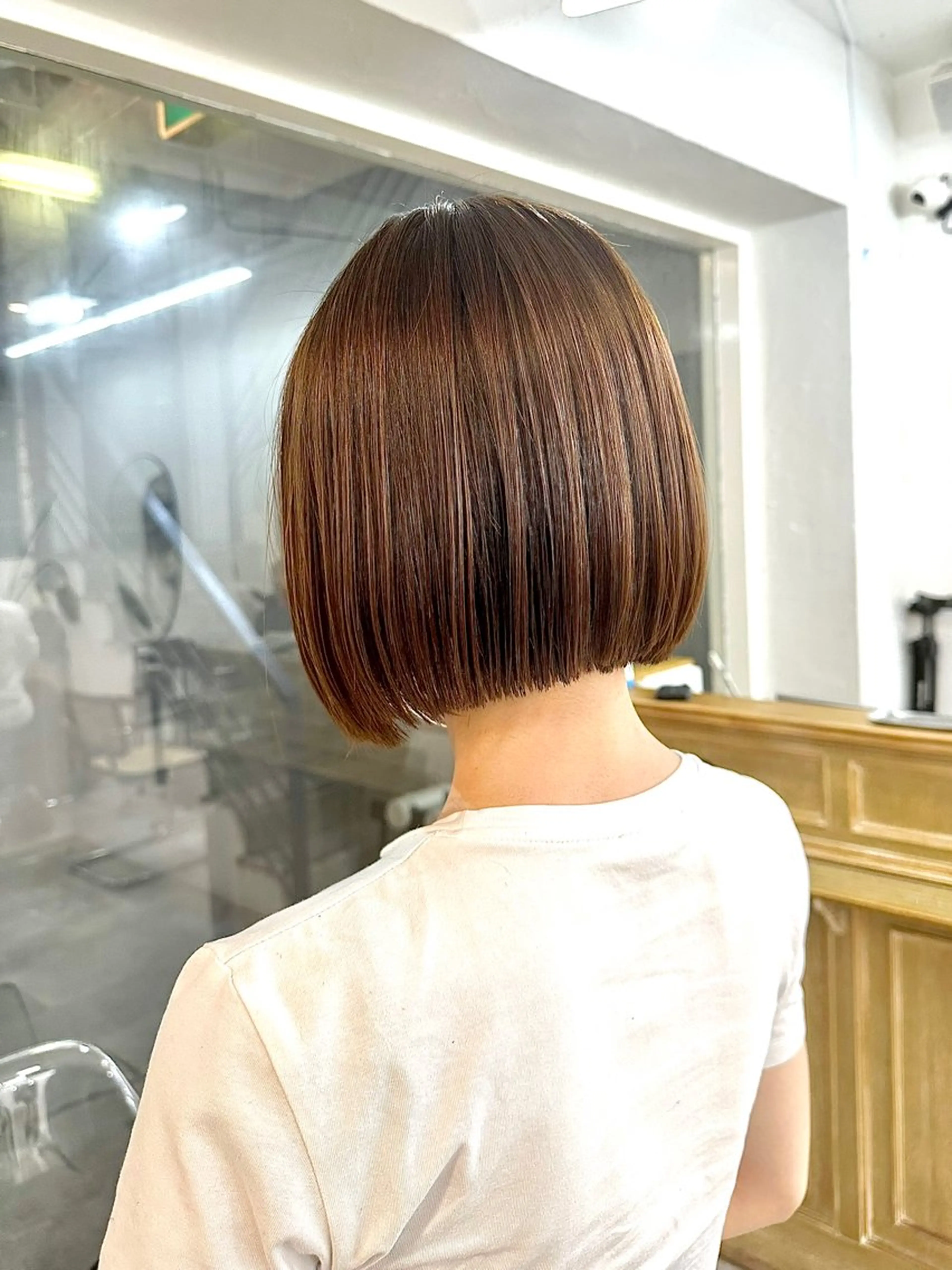 ミディアム カラー ✨顔まわりカット ✨渋谷人気No.1✨のヘアスタイル