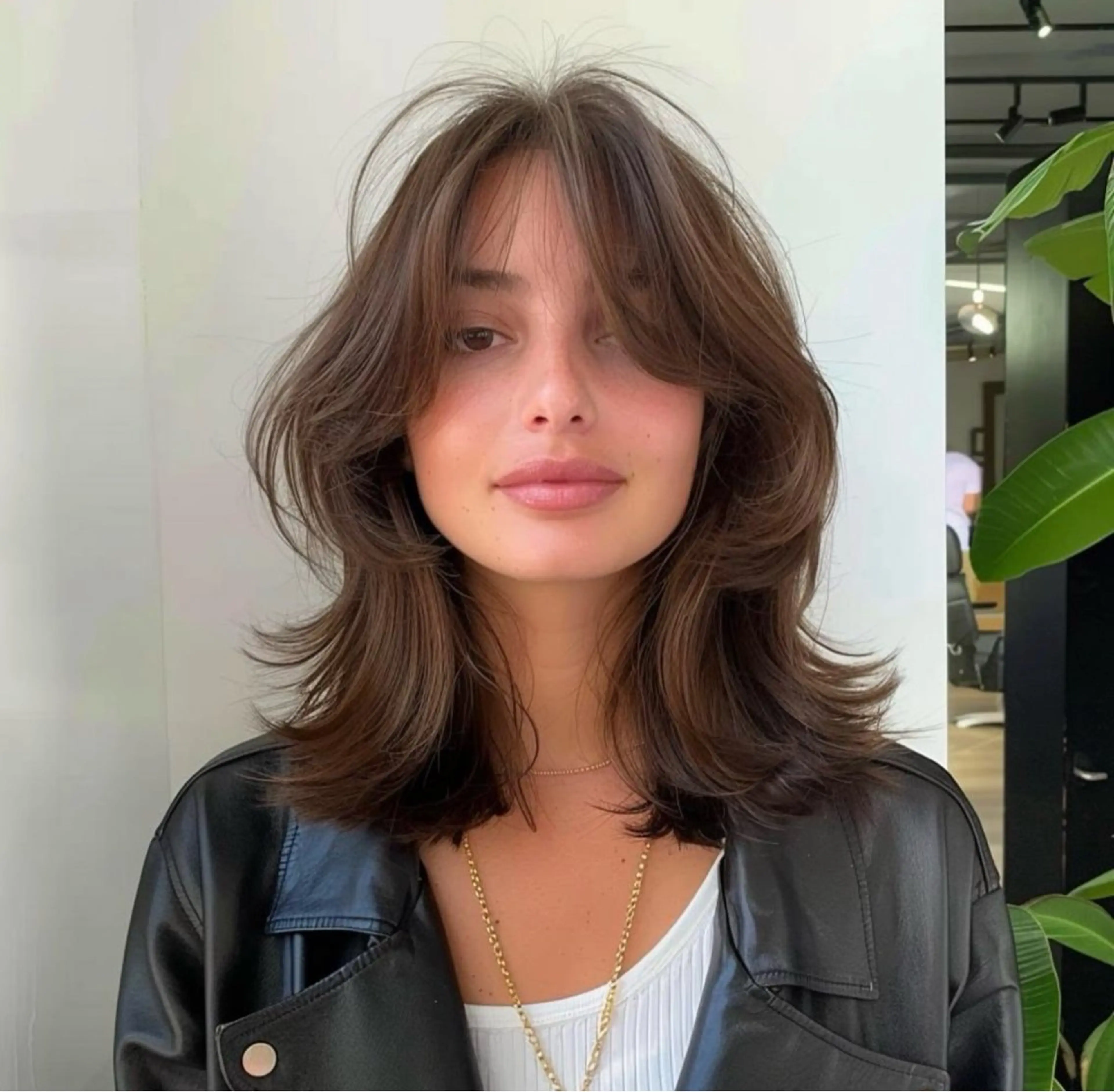 ミディアム レイヤーカットモデル 募集/藤原一真のヘアスタイル