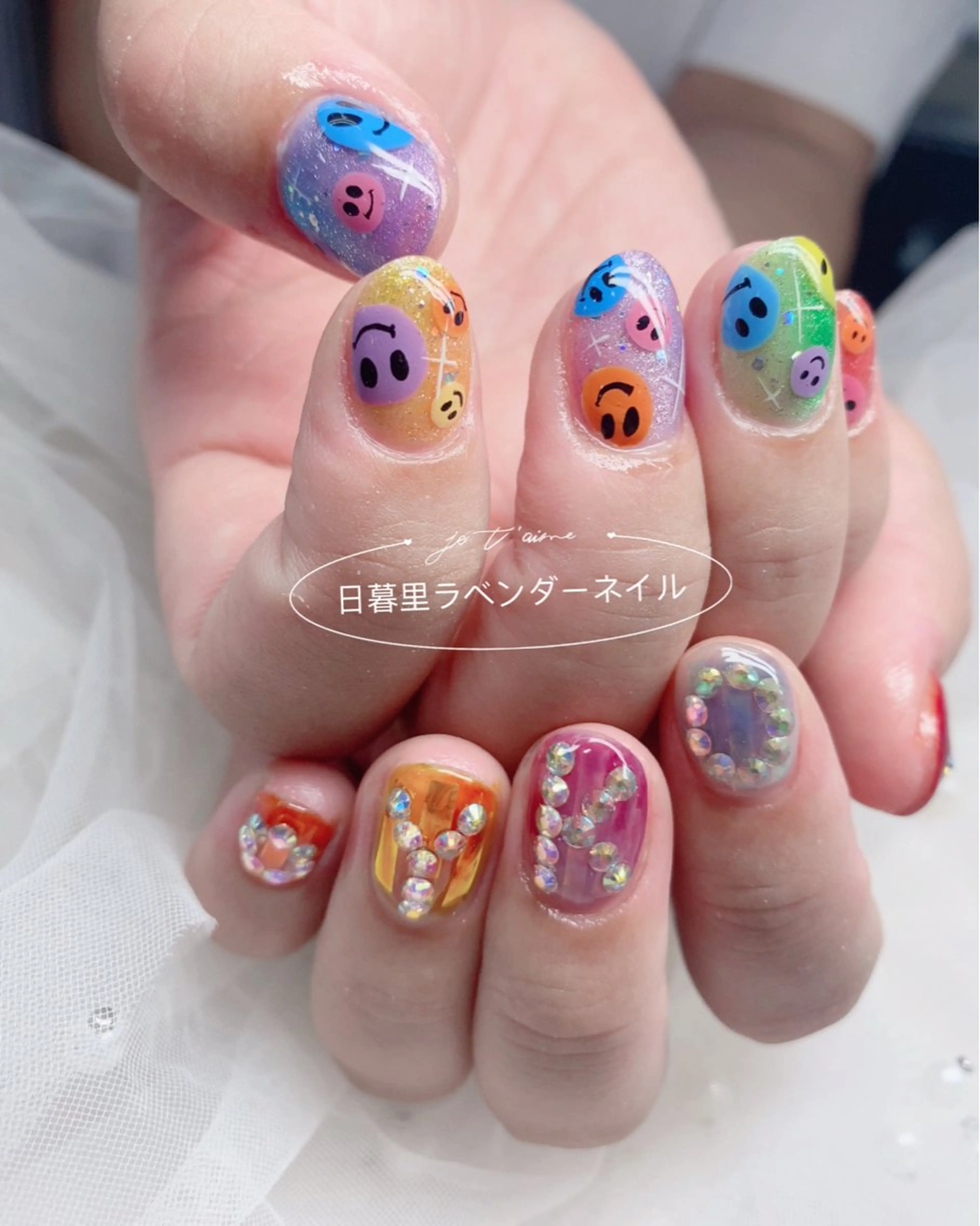 ネイル ラベンダー💖日暮里 ルル💖ネイルのネイルデザイン