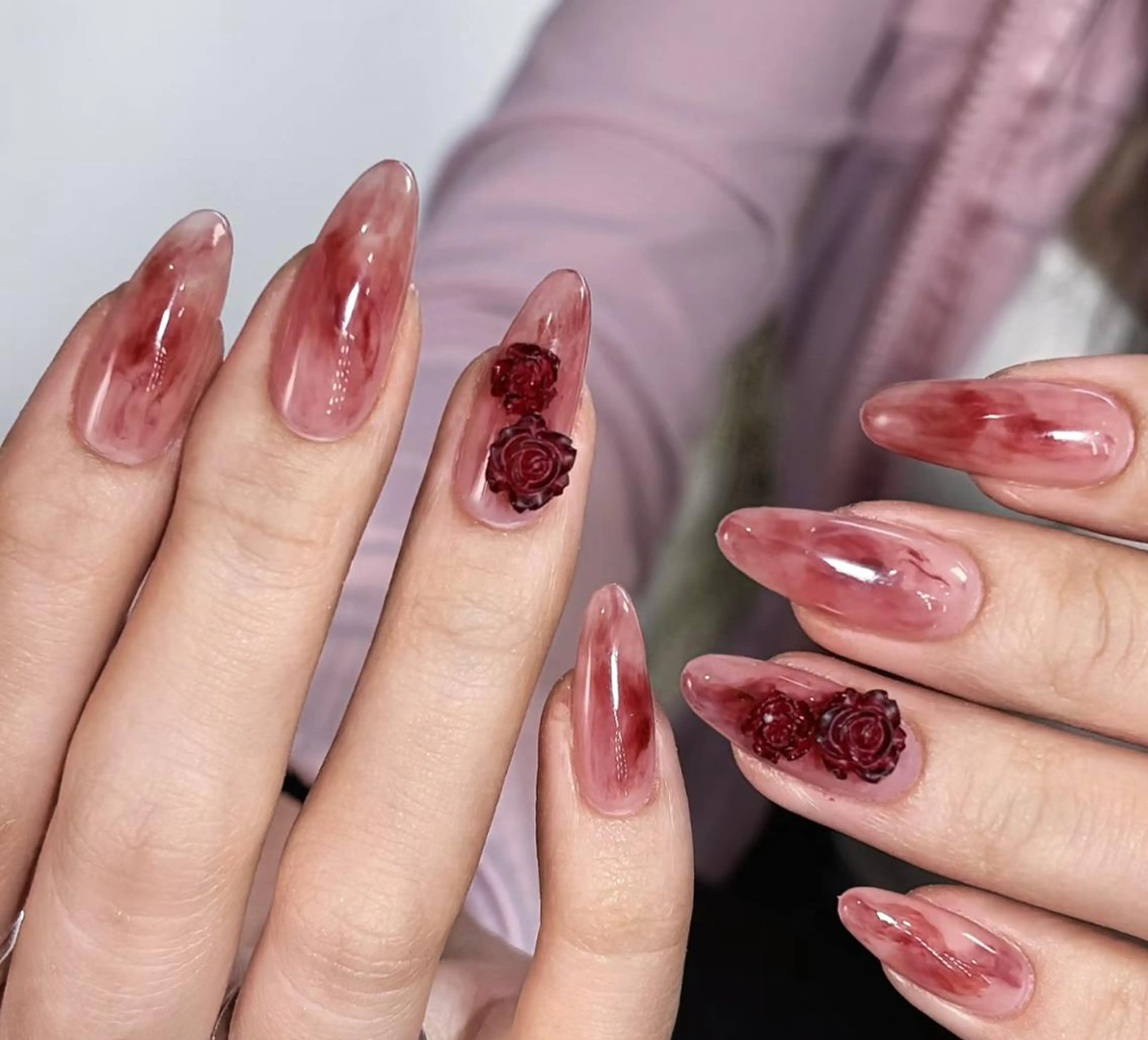 ネイル ハンドネイル By moonネイル 🌷ワンホン/韓国風のネイルデザイン