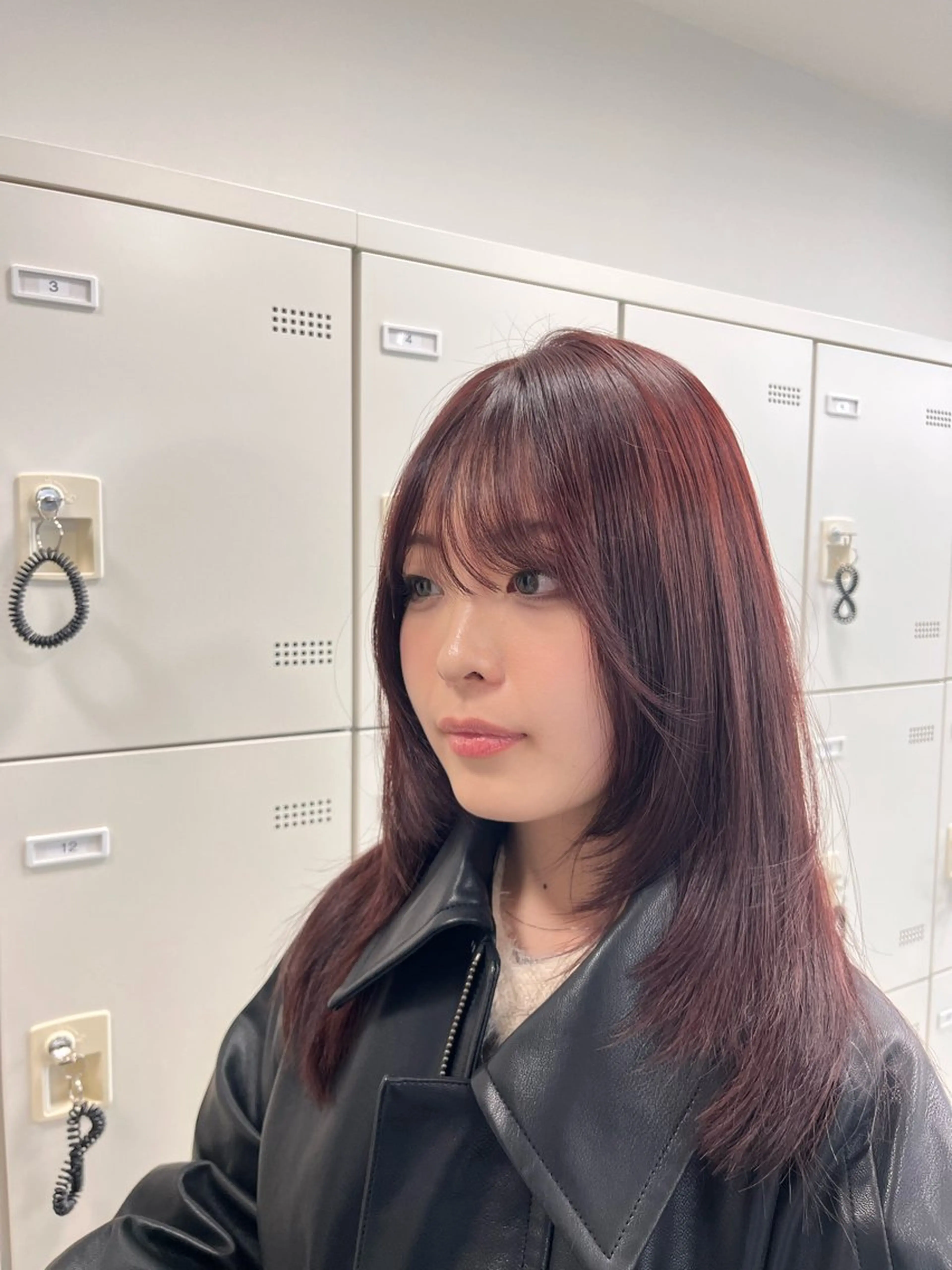 セミロング ヘアカラー ♡ナチュラルガーリー ♡ベージュ♡RINAのヘアスタイル