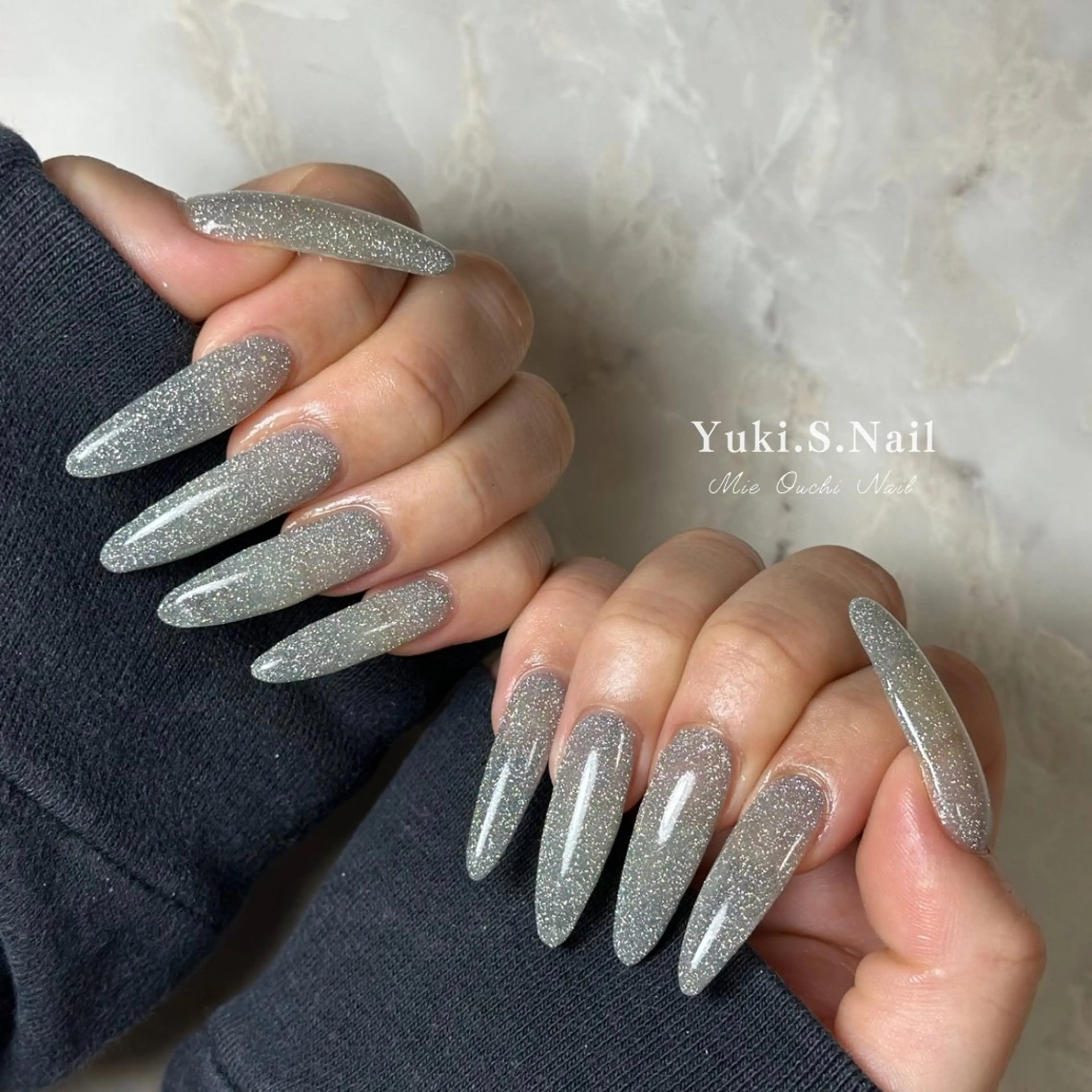 ロング ハンドネイル Yuki S.Nailのネイルデザイン