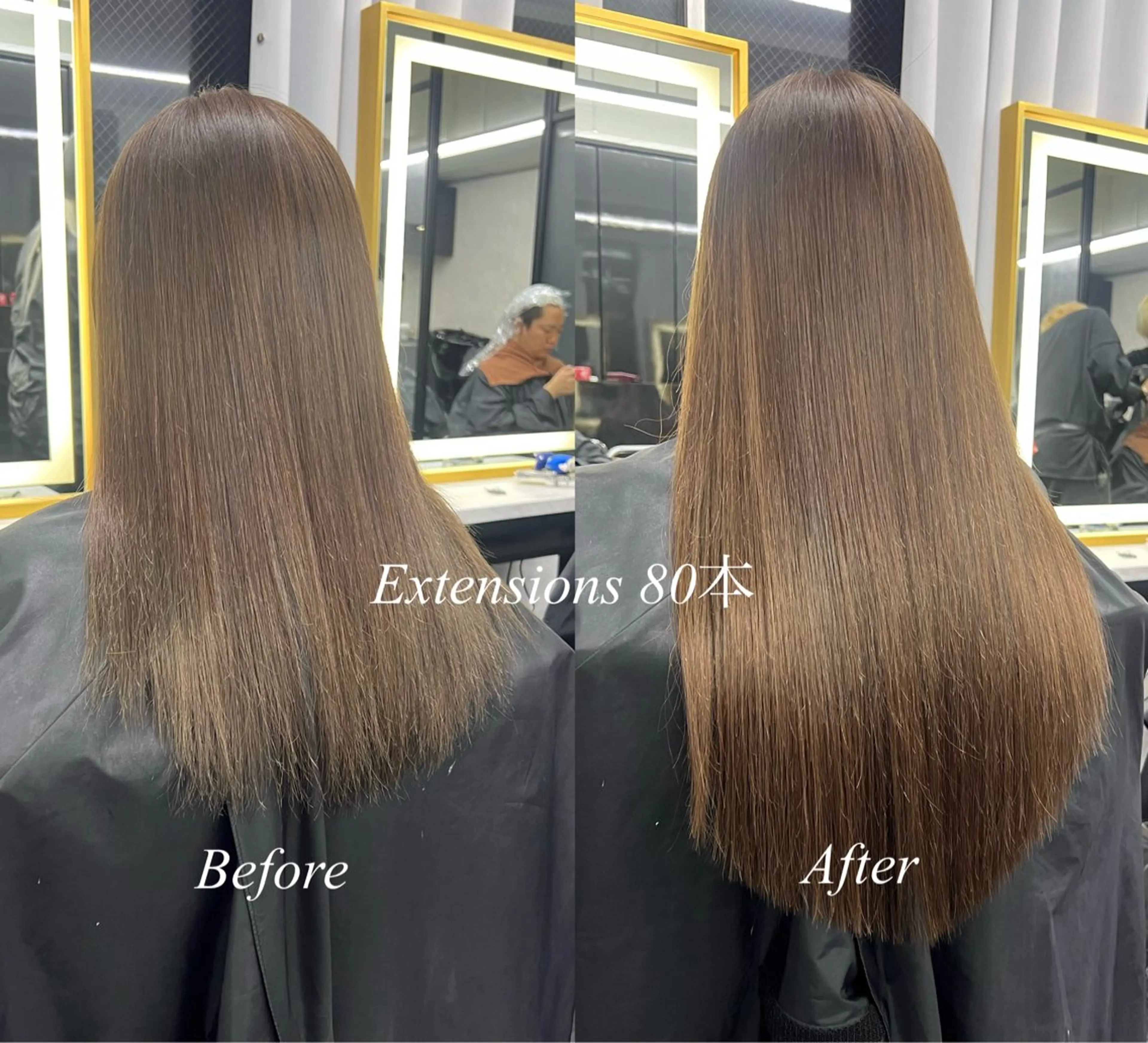 ロング カラー シールエクステ ハイトーンカラー エクステ ヘアカラー エクステ シールエクステ特化 ハイトーン、NANAのヘアスタイル