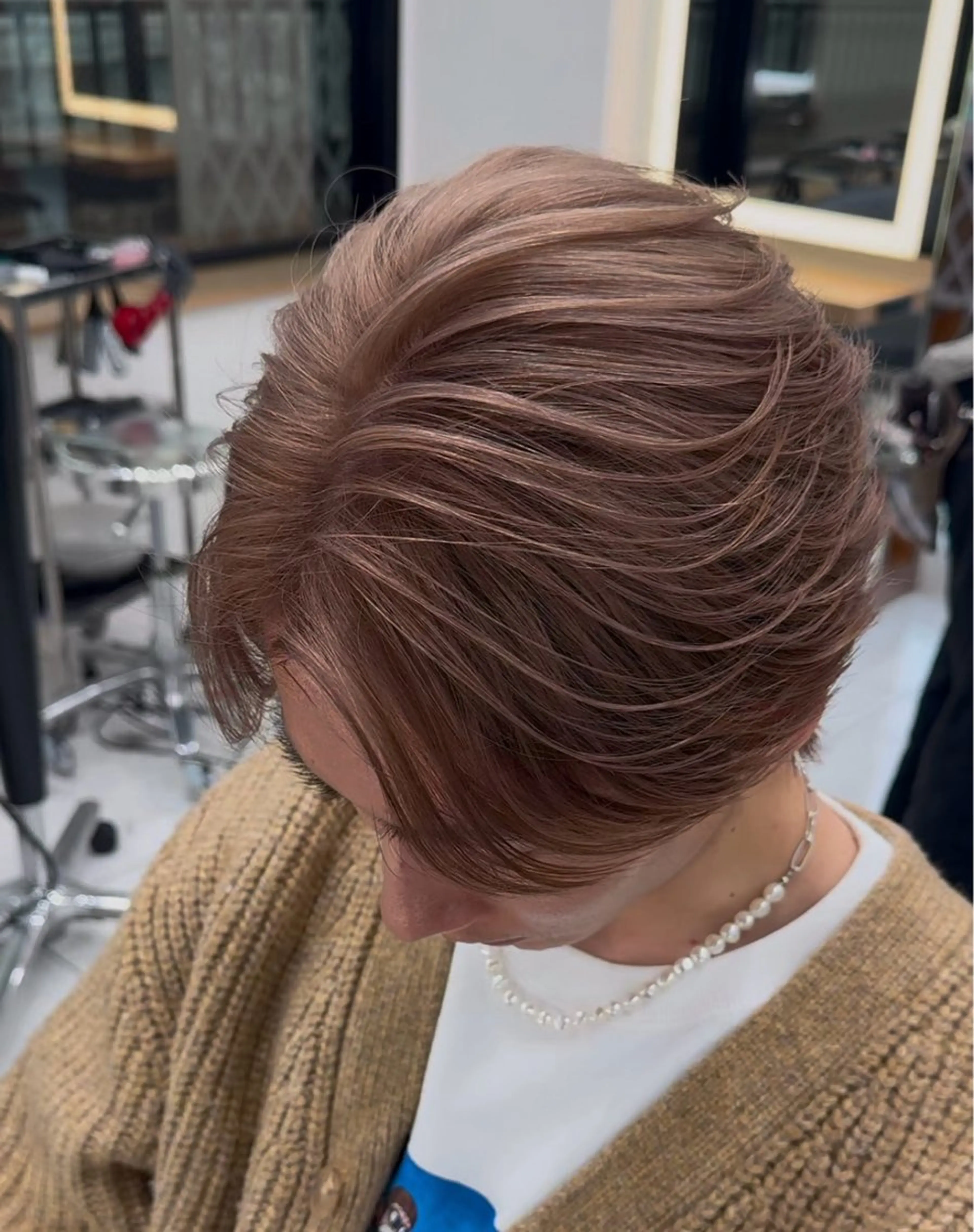 カラー メンズ 菅野 心悠/メンズヘアのヘアスタイル