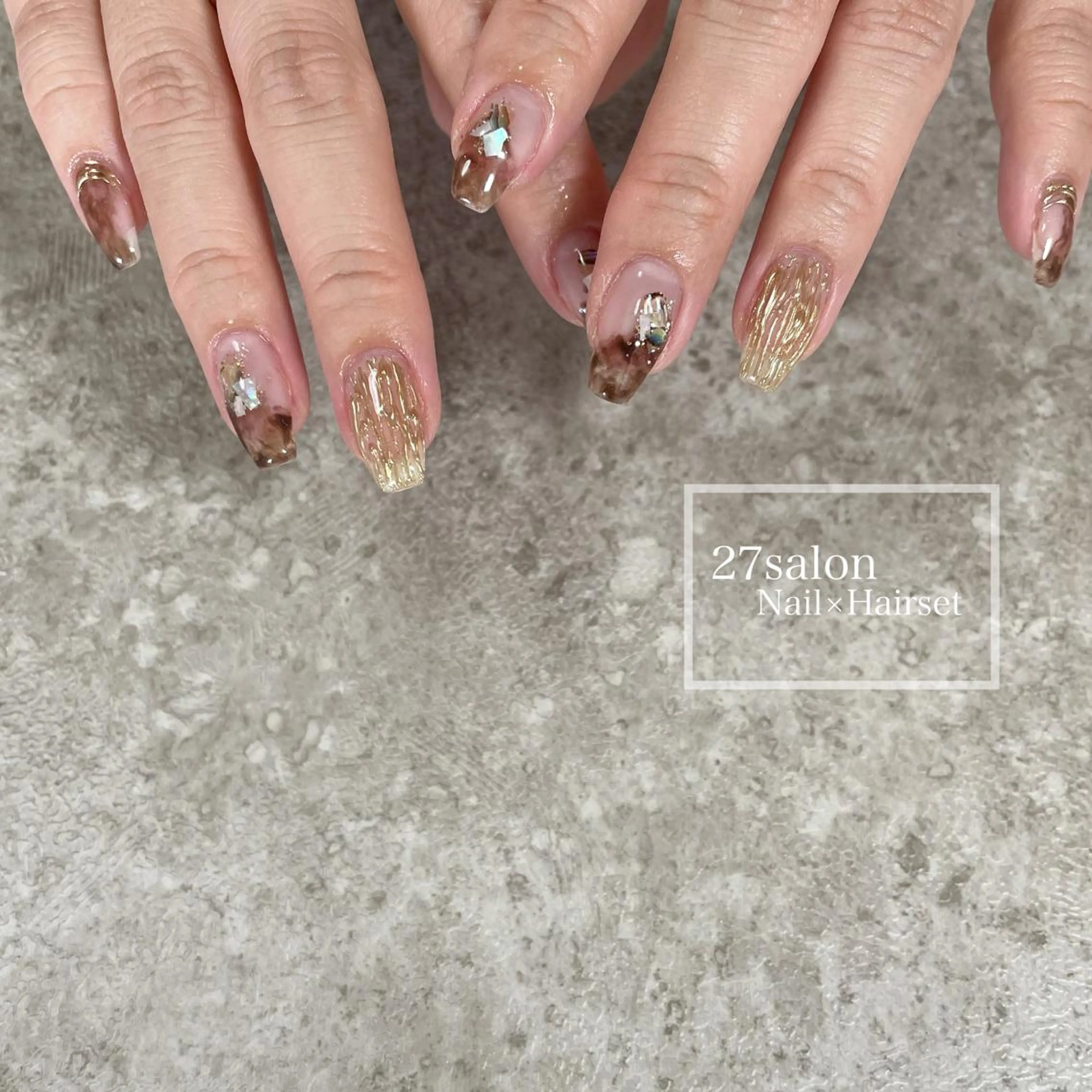 ネイル ニュアンスネイル 27salon yuinaのネイルデザイン