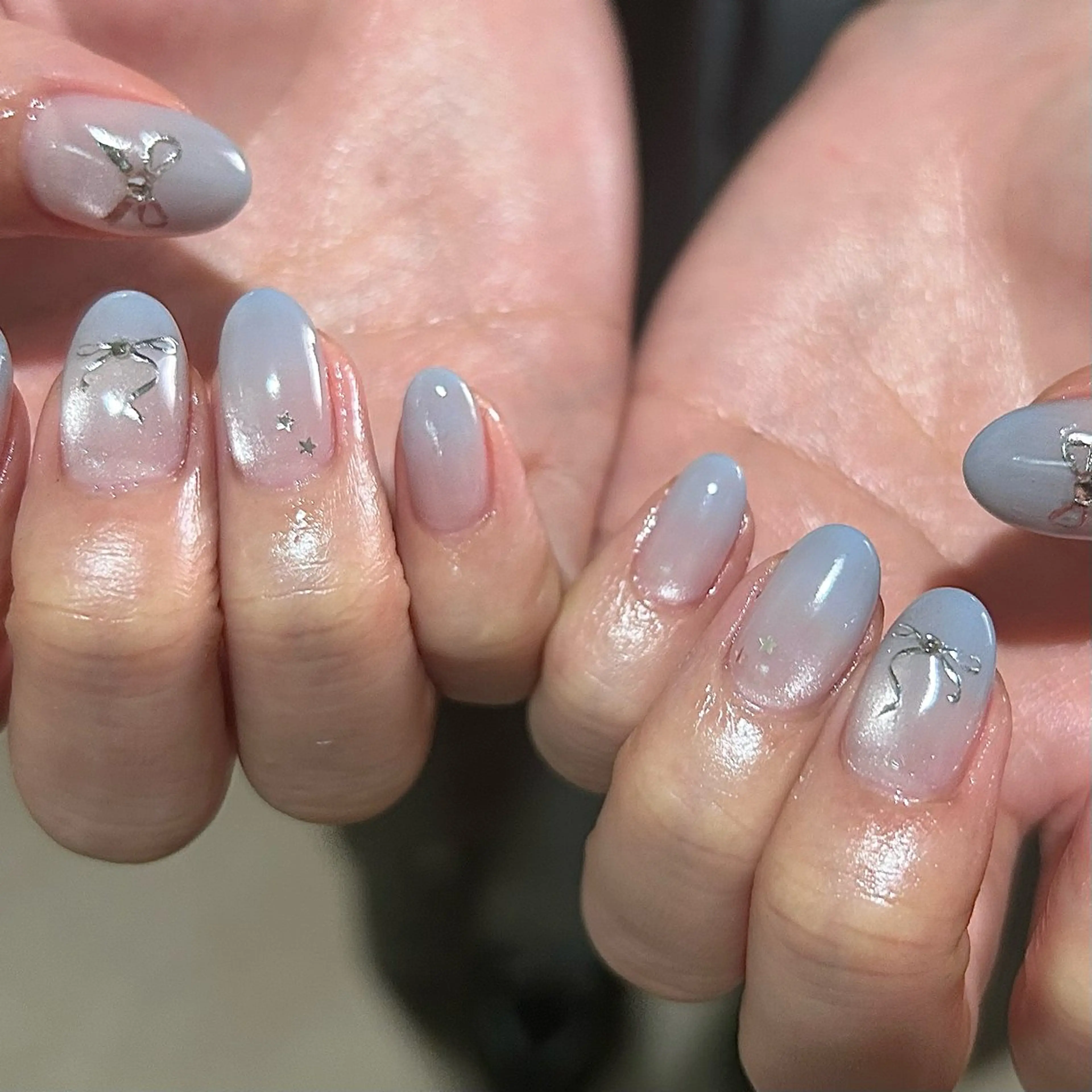 ネイル グラデーション ハンドネイル パラあり！フィルイン 美フォルムのネイルデザイン